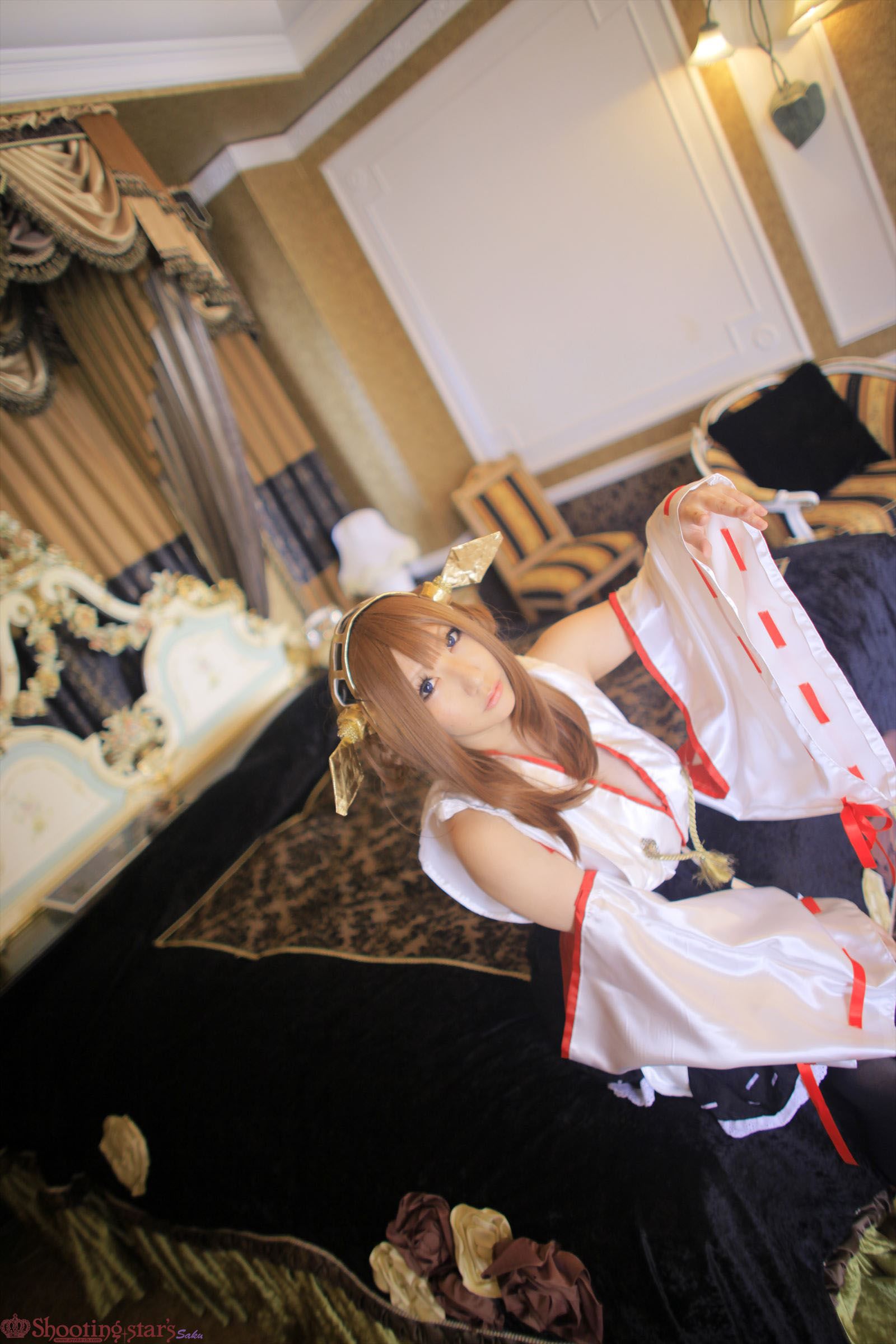 サク Saku Ayaka 《艦隊これくしょん》Kongou(金剛) 第三部-图5