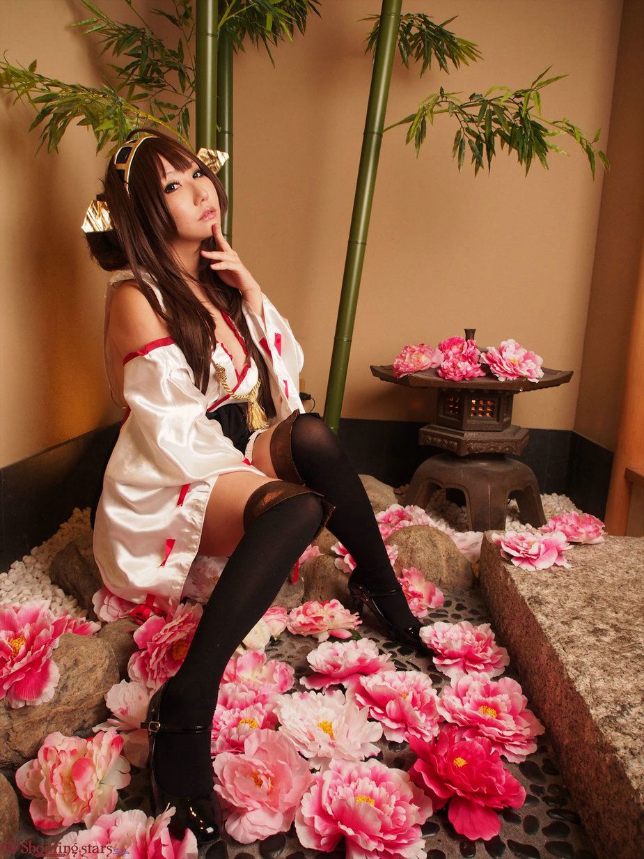 サク Saku Ayaka 《艦隊これくしょん》Kongou(金剛) 第三部-图78