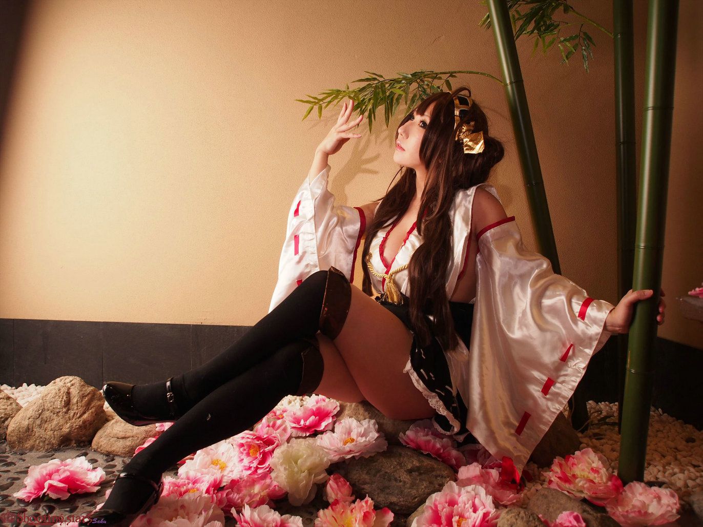 サク Saku Ayaka 《艦隊これくしょん》Kongou(金剛) 第三部-图81