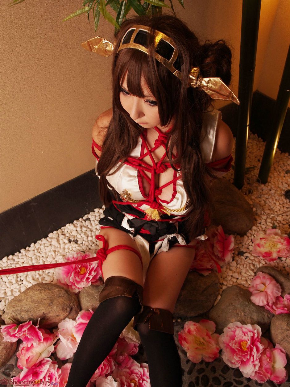 サク Saku Ayaka 《艦隊これくしょん》Kongou(金剛) 第三部-图85