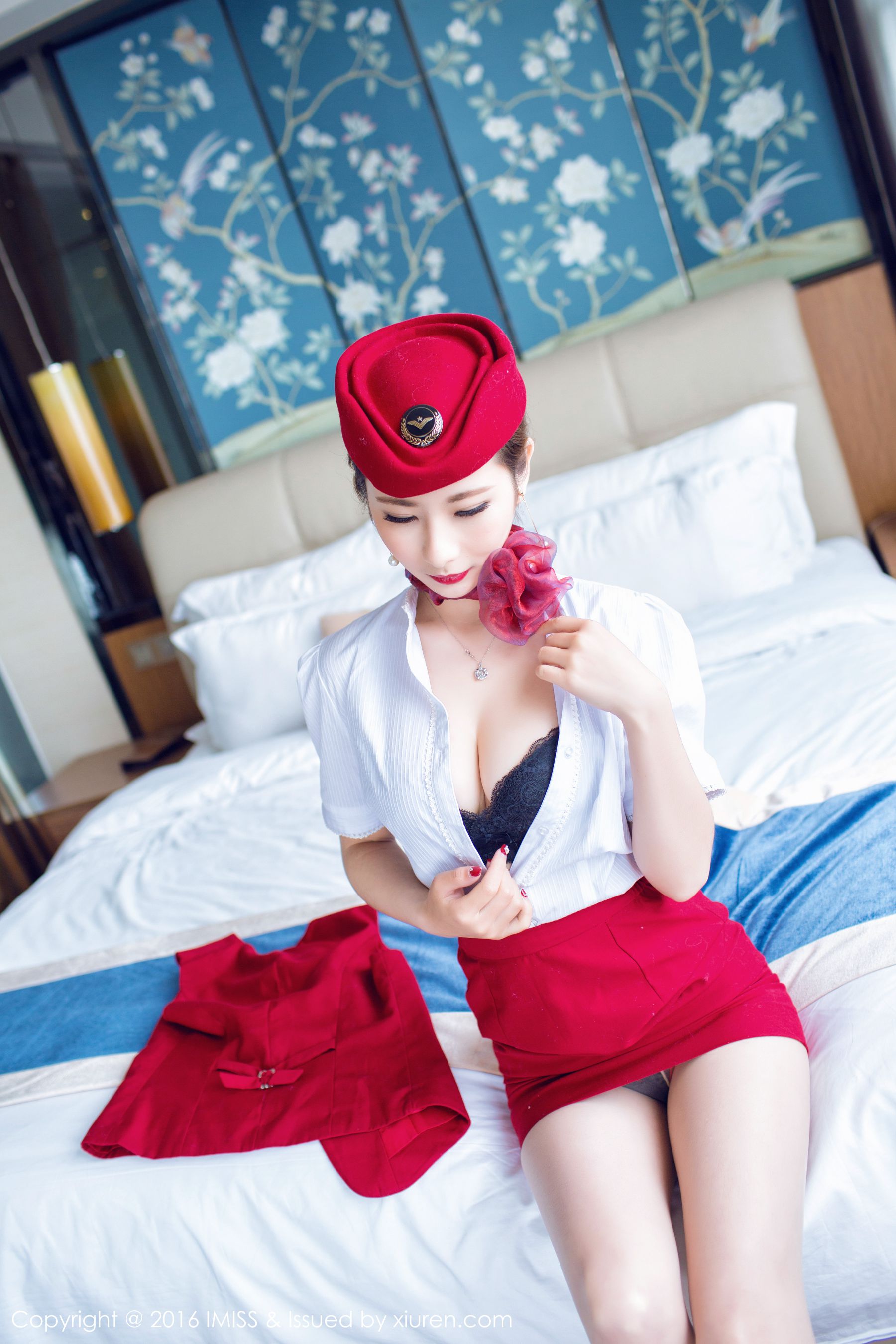 莉莉Lily《兔女郎、空姐制服+死库水湿身系列》  Vol.082-图16