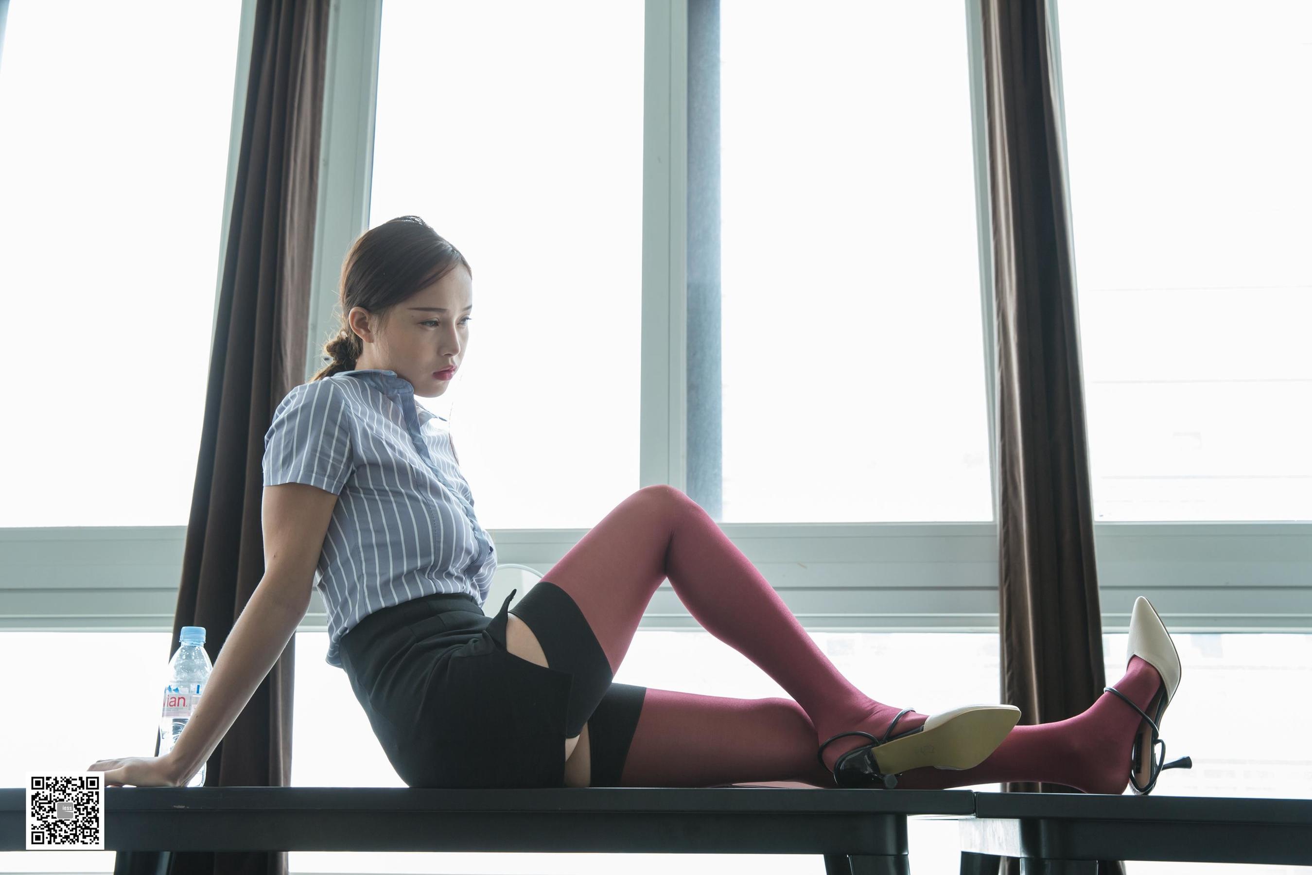 模特 小羽 《初六小羽红丝溜溜》-图7