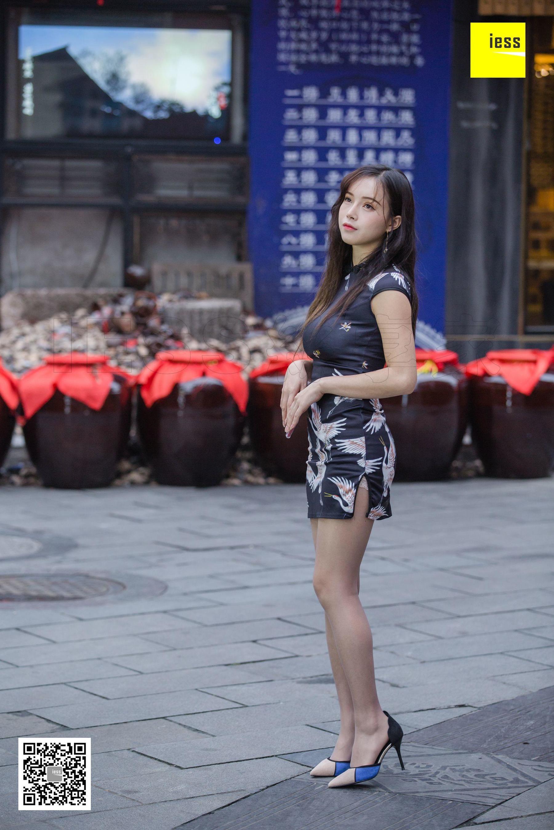 模特 小羽 《小羽街拍旗袍秀》-图19