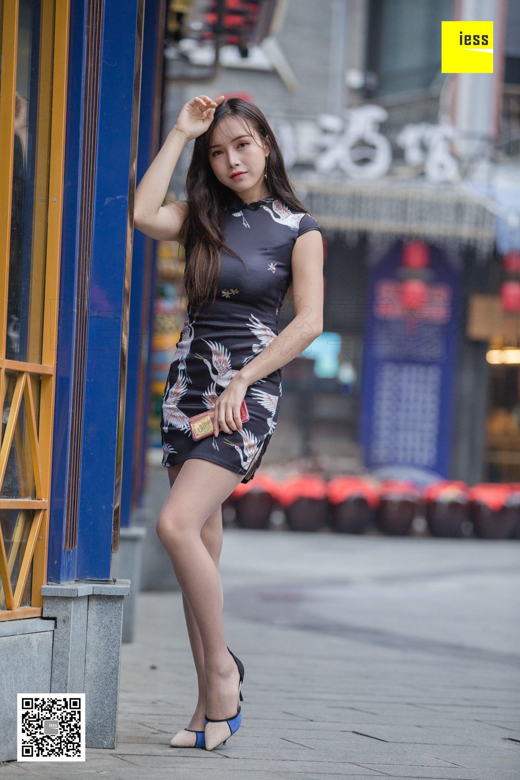 模特 小羽 《小羽街拍旗袍秀》-图28