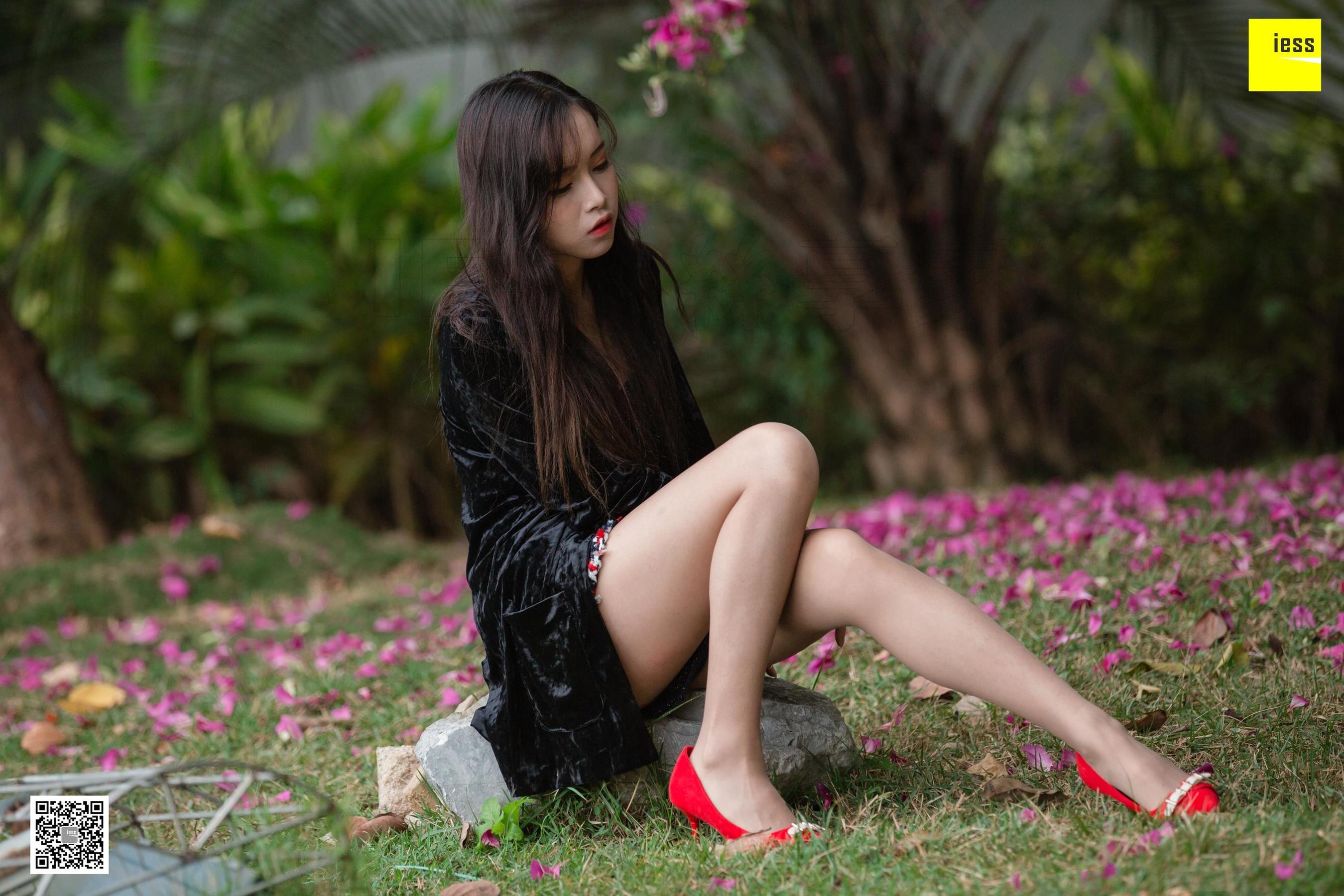 模特 小羽 《花丛中的小羽》-图41