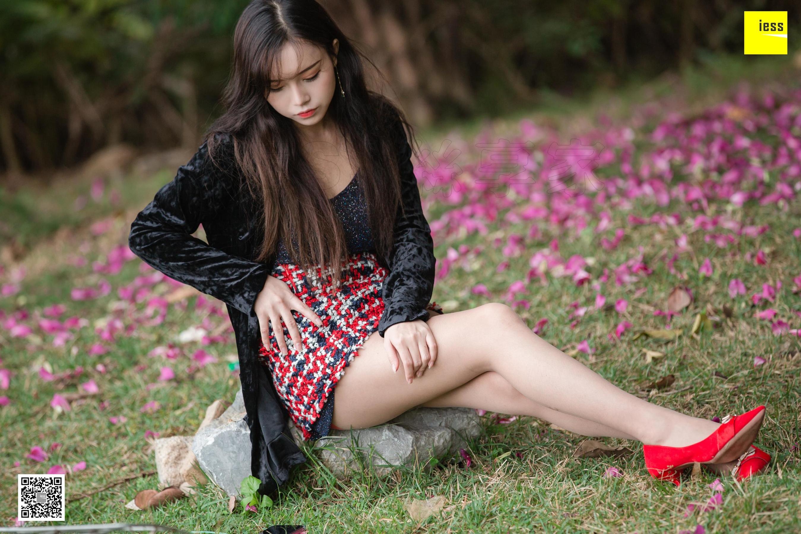 模特 小羽 《花丛中的小羽》-图42