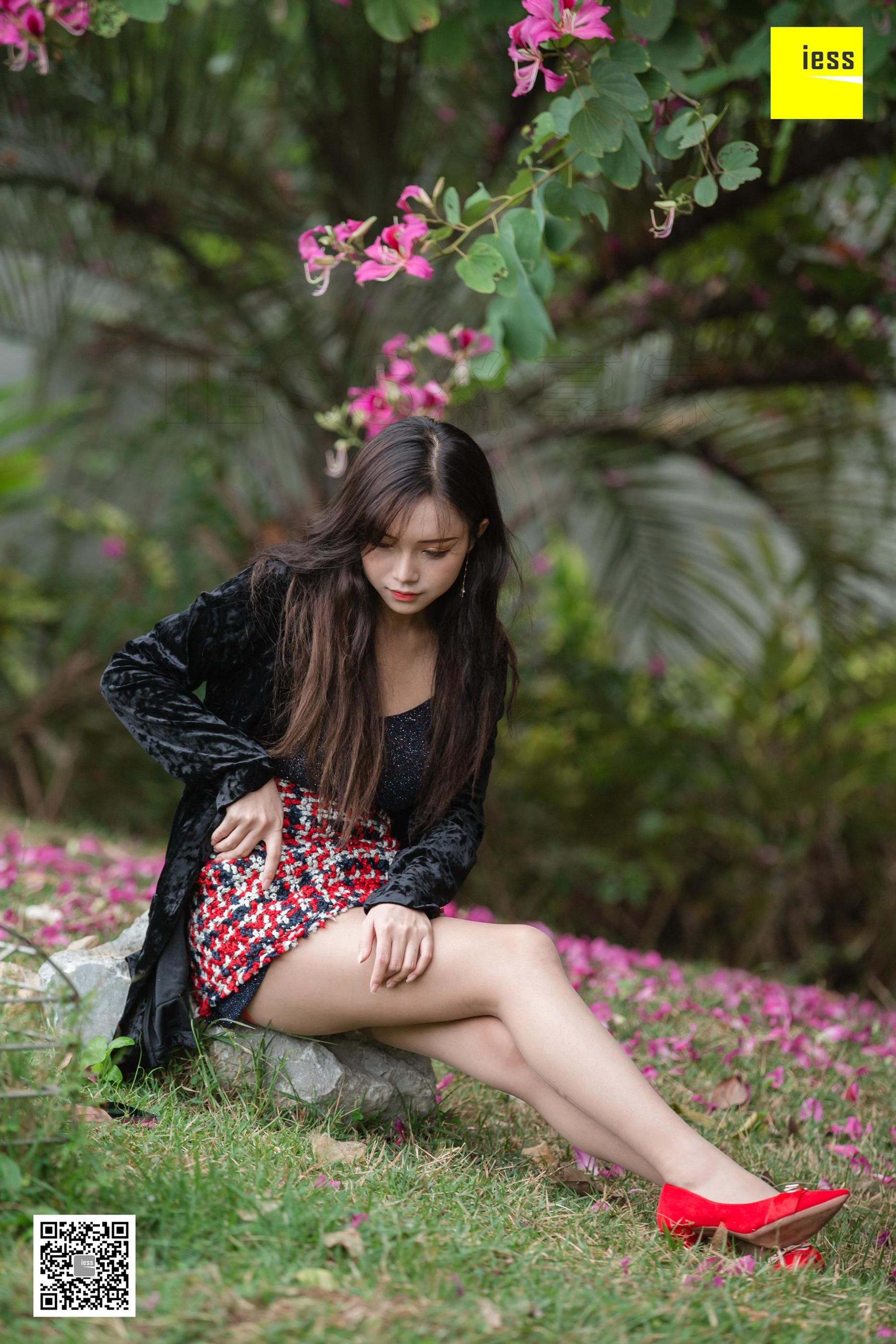 模特 小羽 《花丛中的小羽》-图43