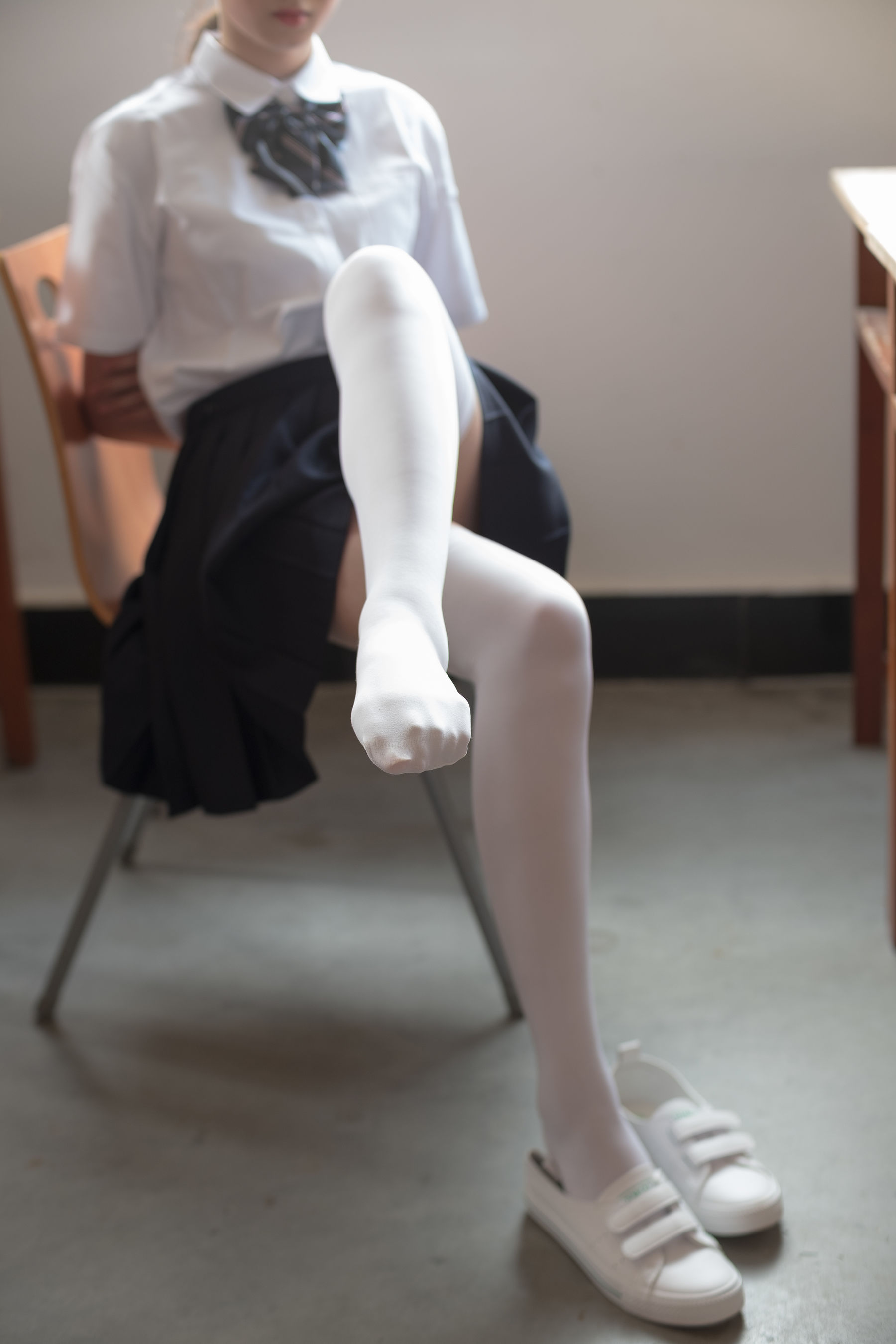 教室里的JK白丝少女-图40