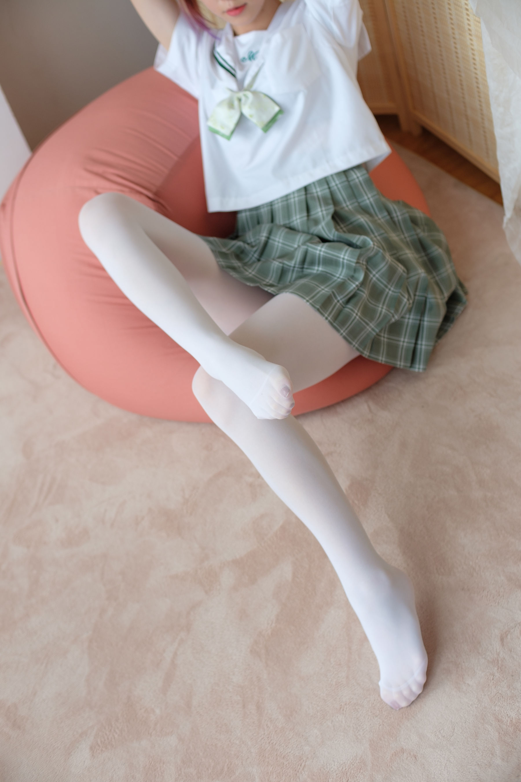 JK白丝少女的美足-图22