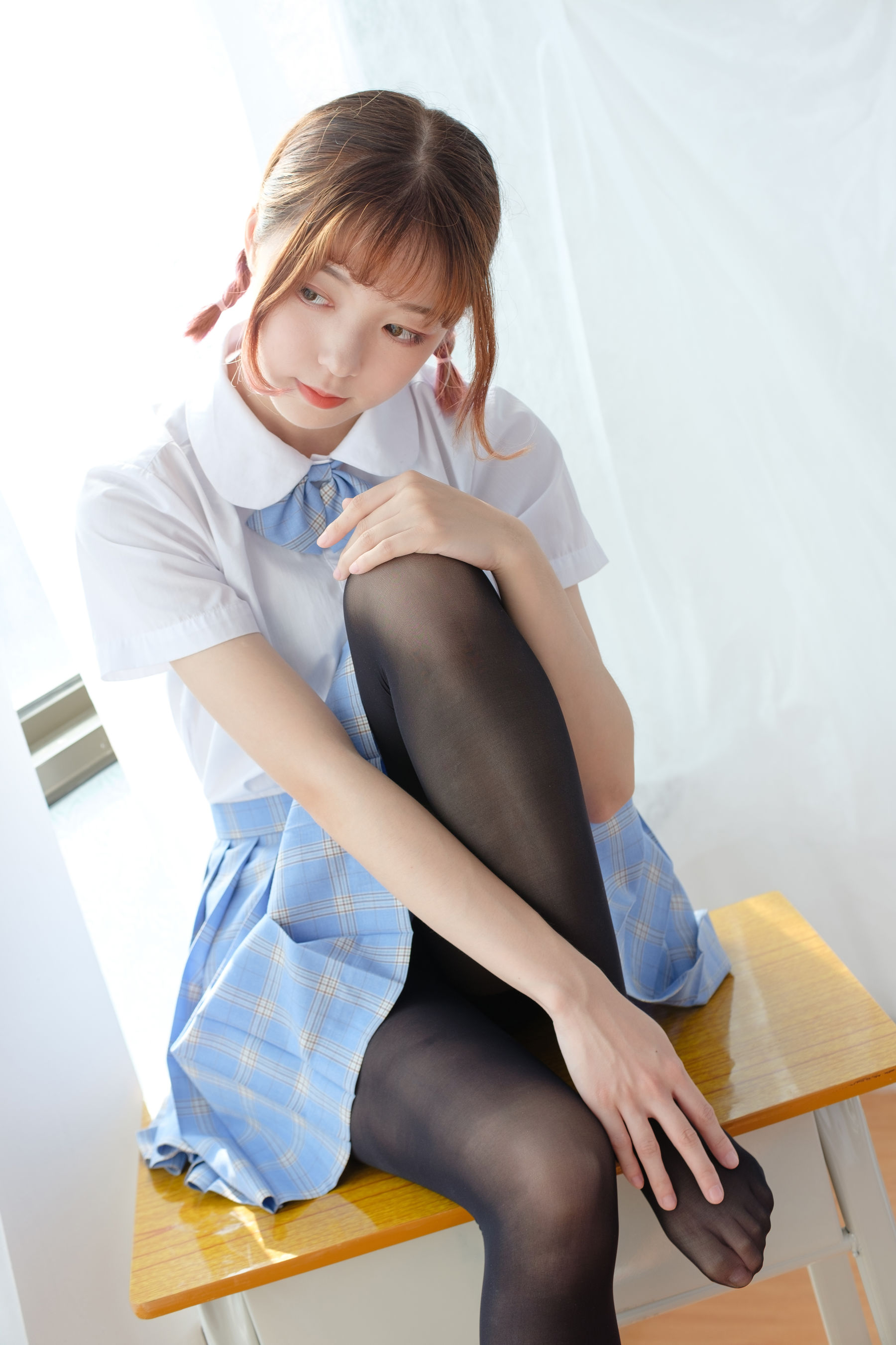 清新黑丝学生妹-图94