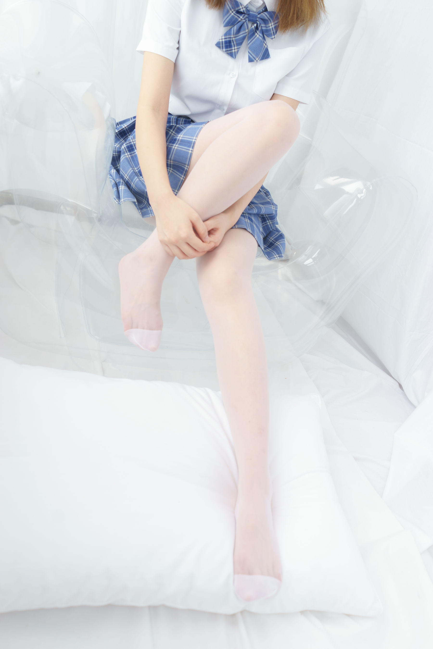 蓝色格子裙-图6