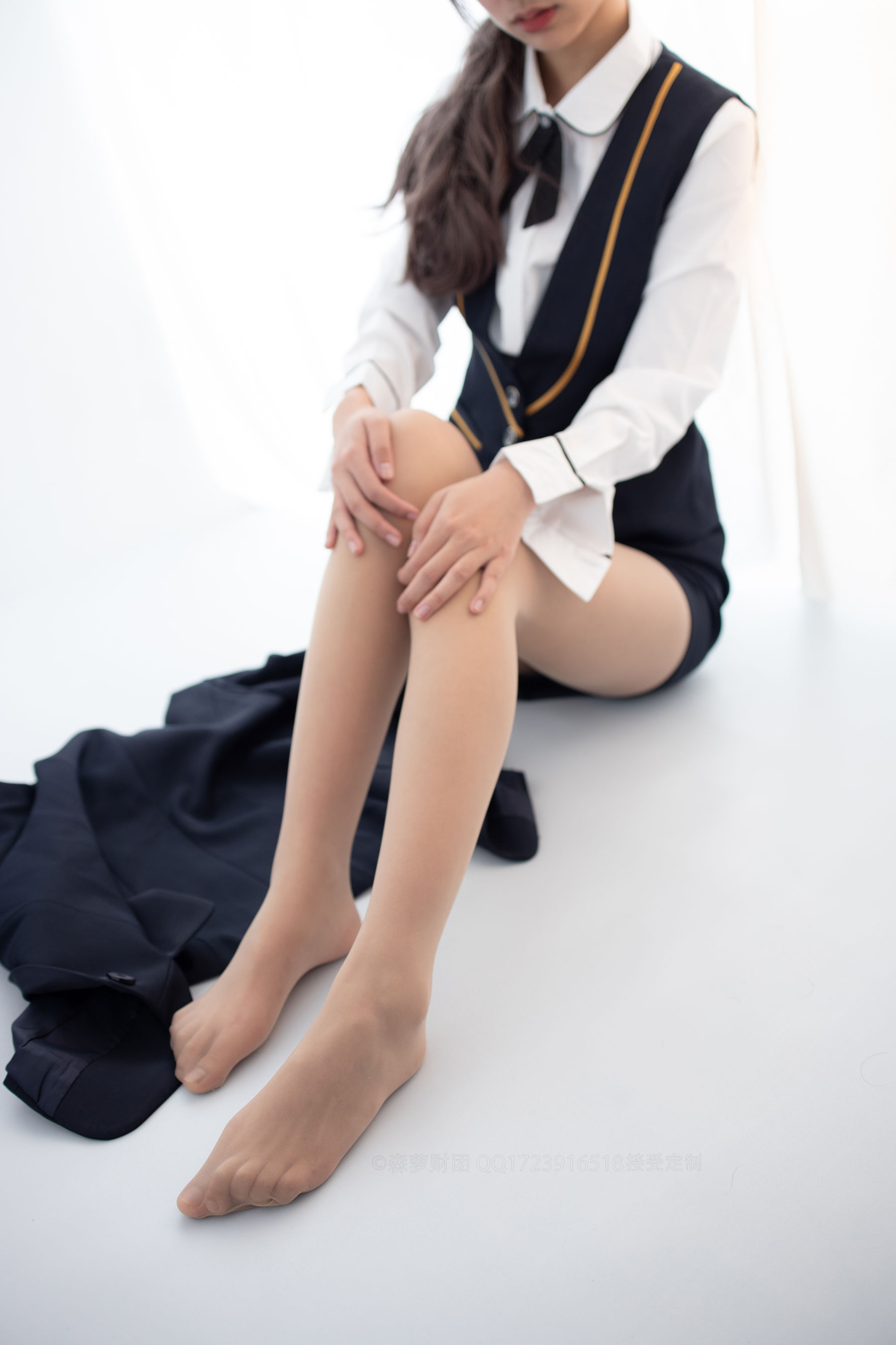 20D肉丝空姐制服-图136