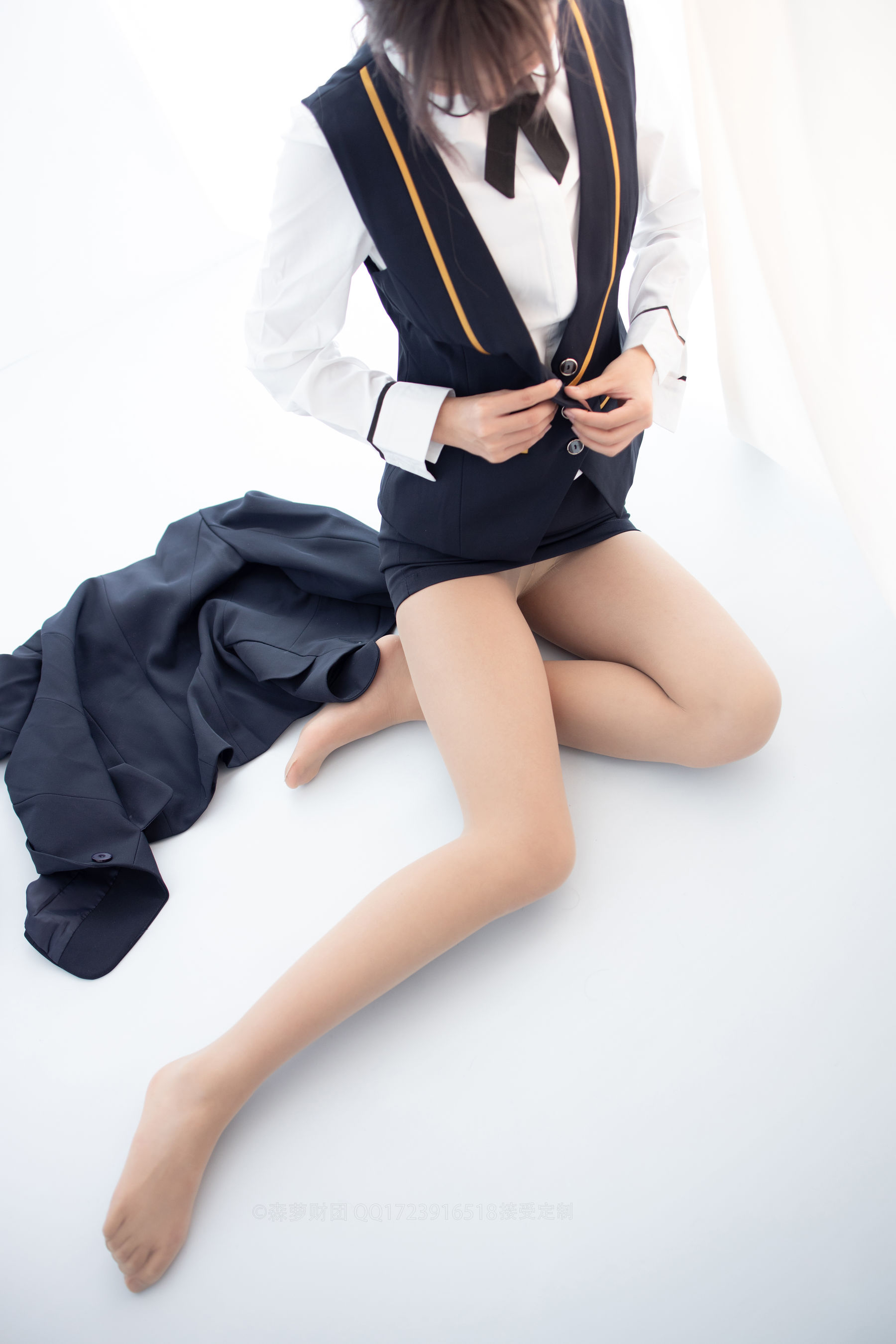 20D肉丝空姐制服-图137