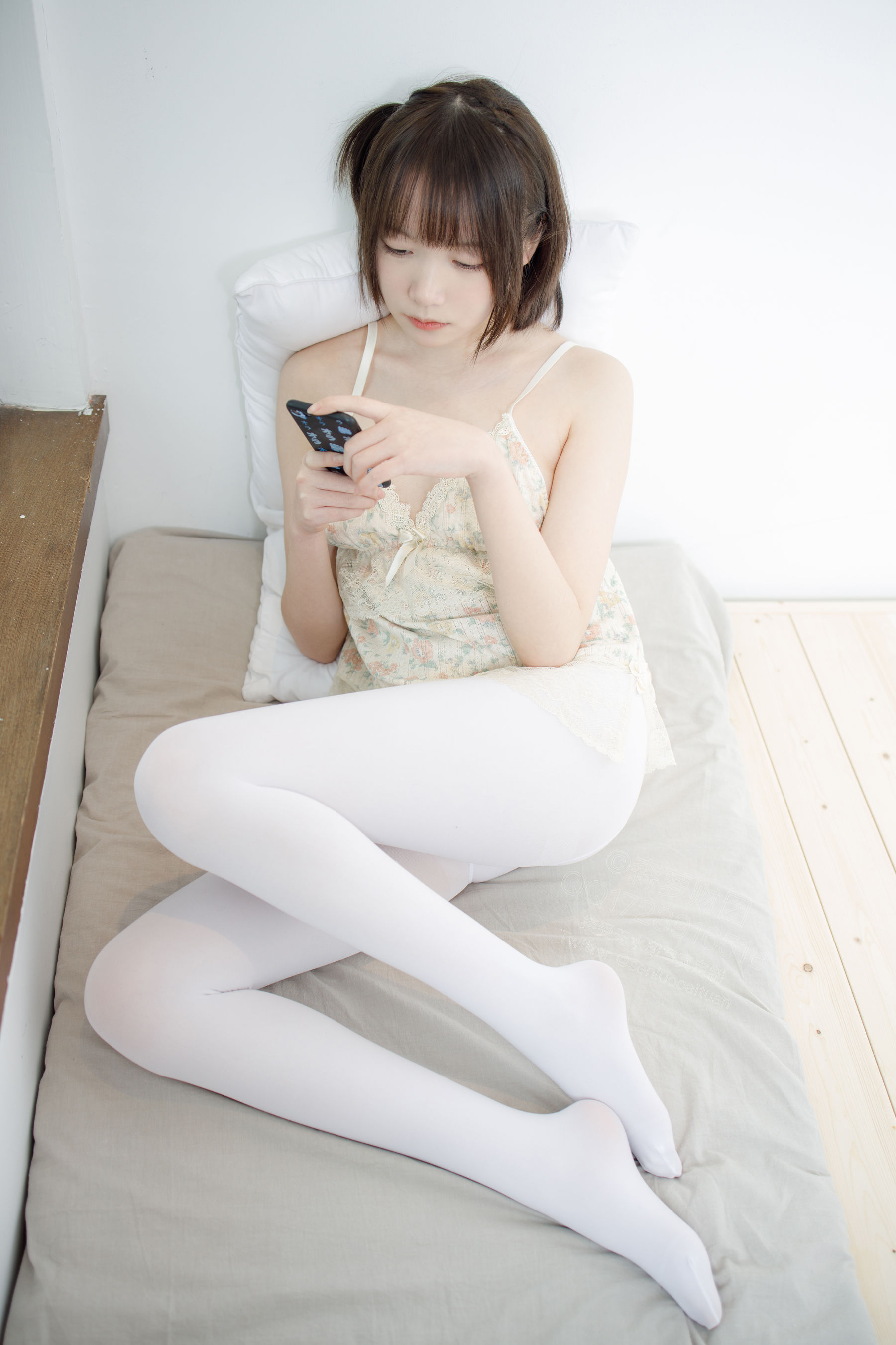 吊带短裙50D白丝-图5
