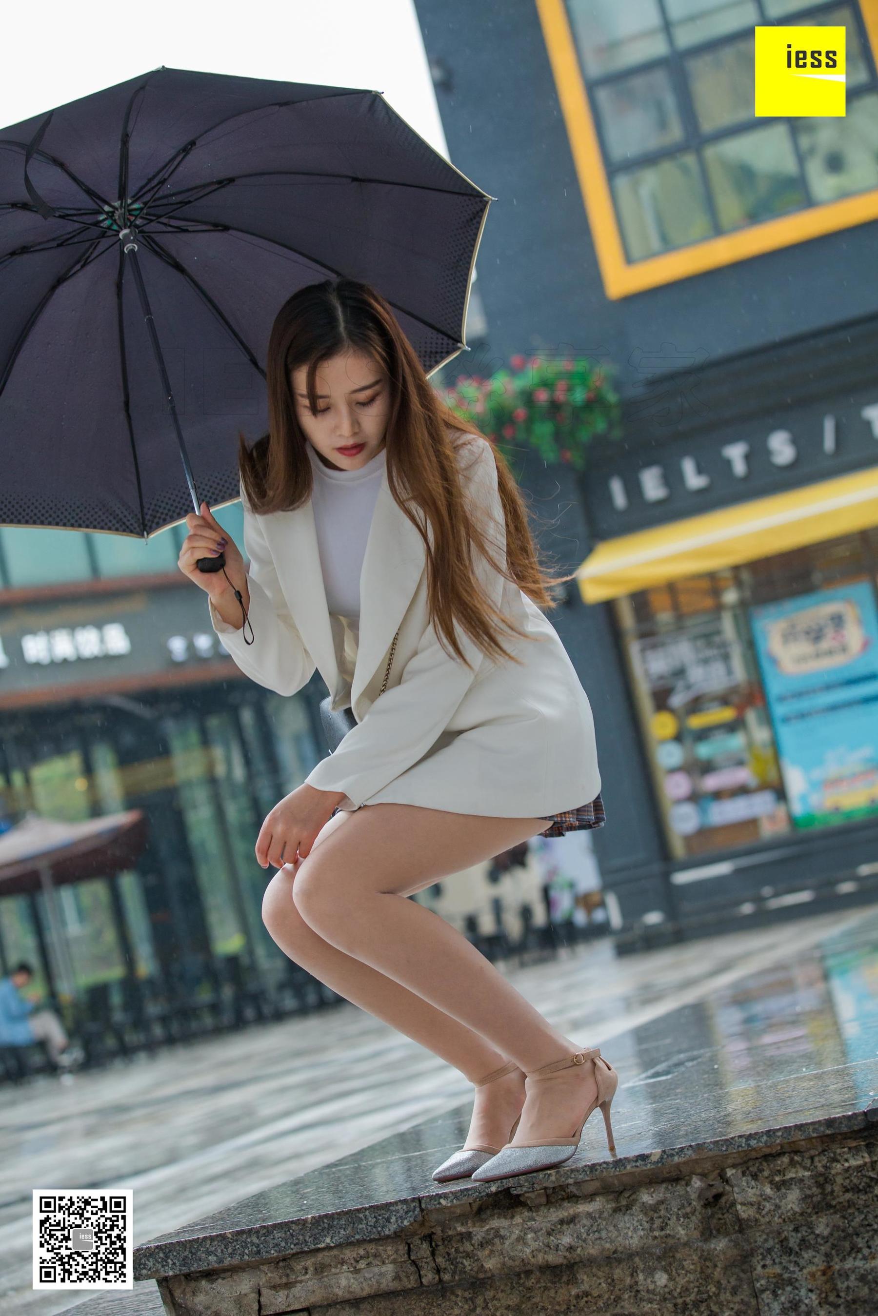 模特：九妹 《九妹雨中漫步》-图20