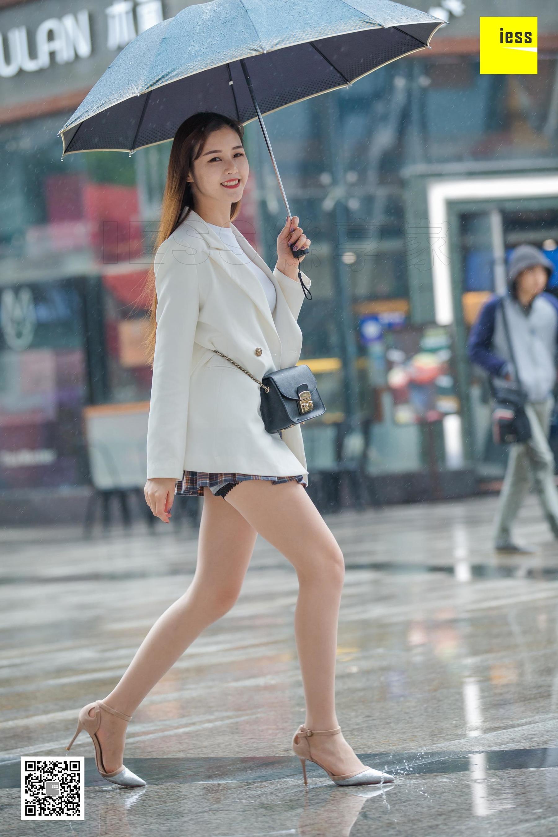 模特：九妹 《九妹雨中漫步》-图26