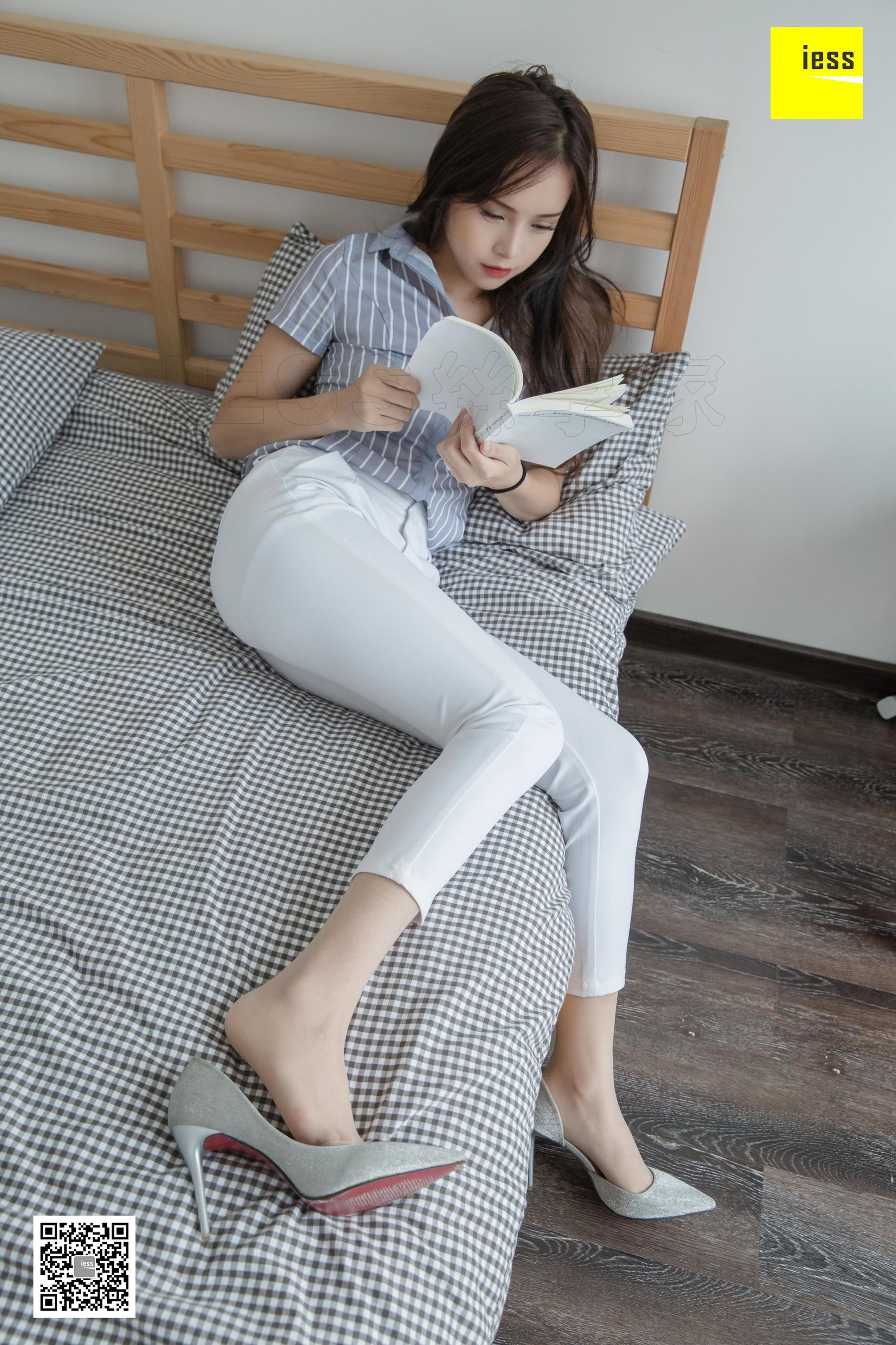 模特：小羽 《小羽OL白长裤》-图35