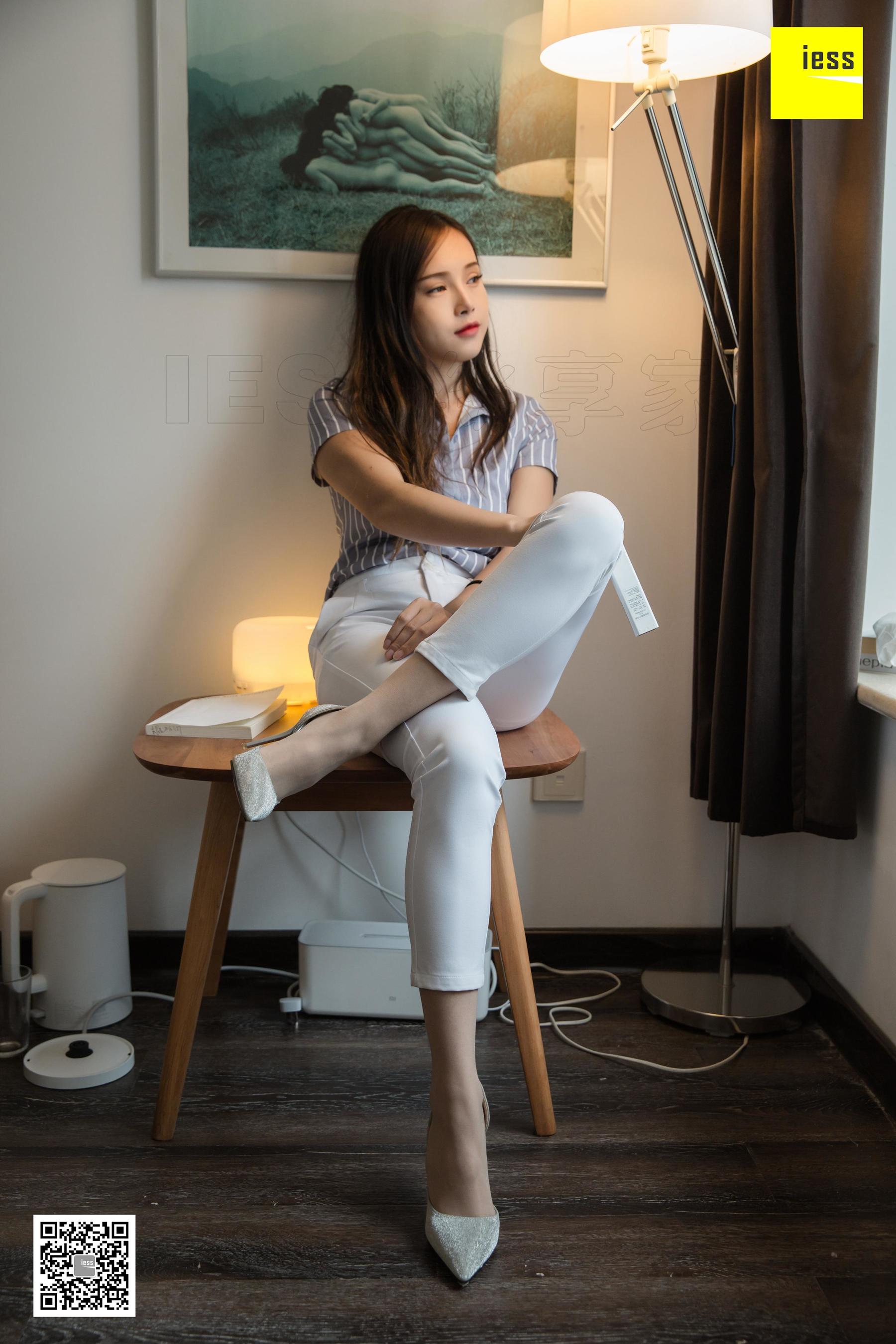 模特：小羽 《小羽OL白长裤》-图83