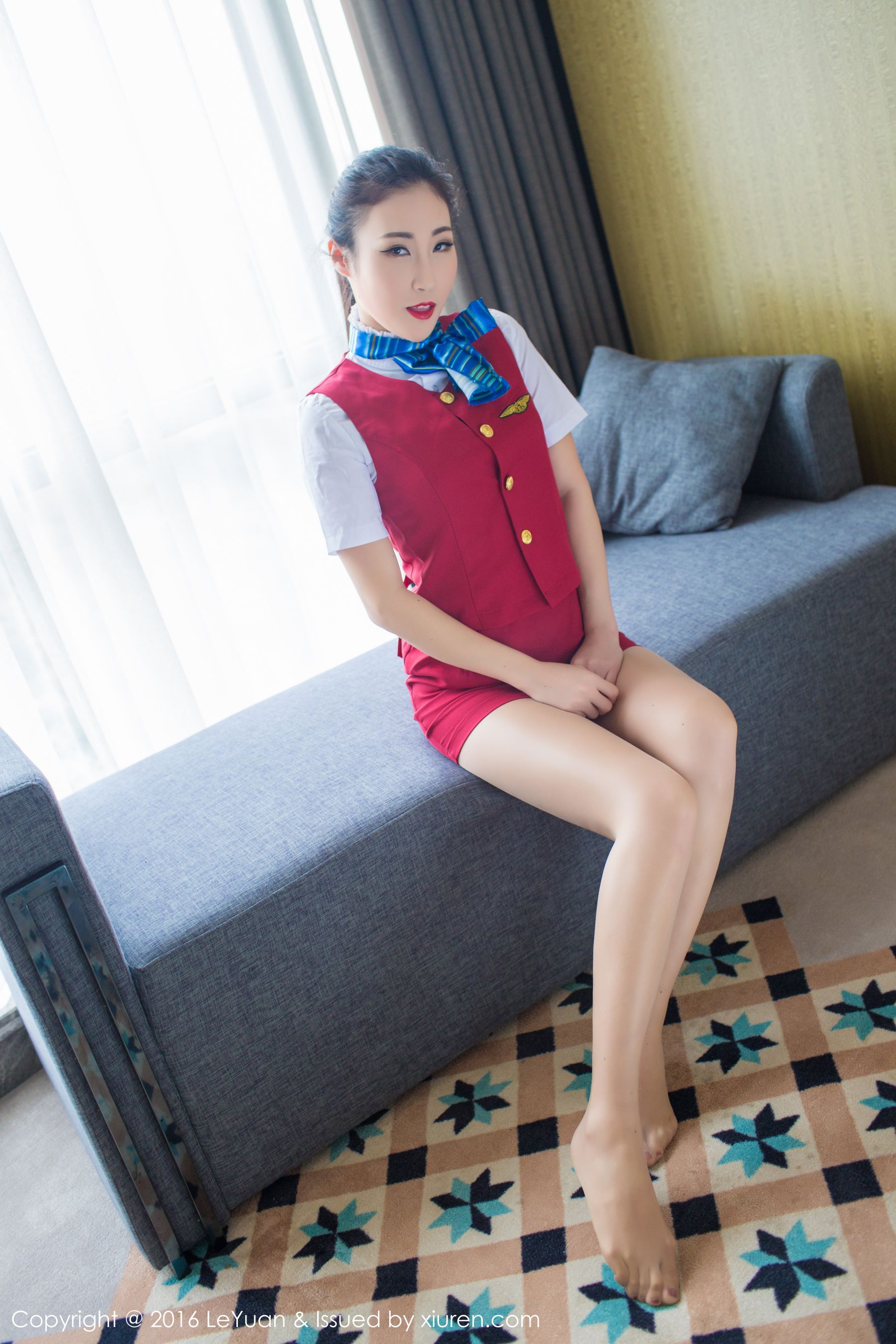 Wendy智秀《空姐制服+诱惑丝袜》  Vol.021-图2