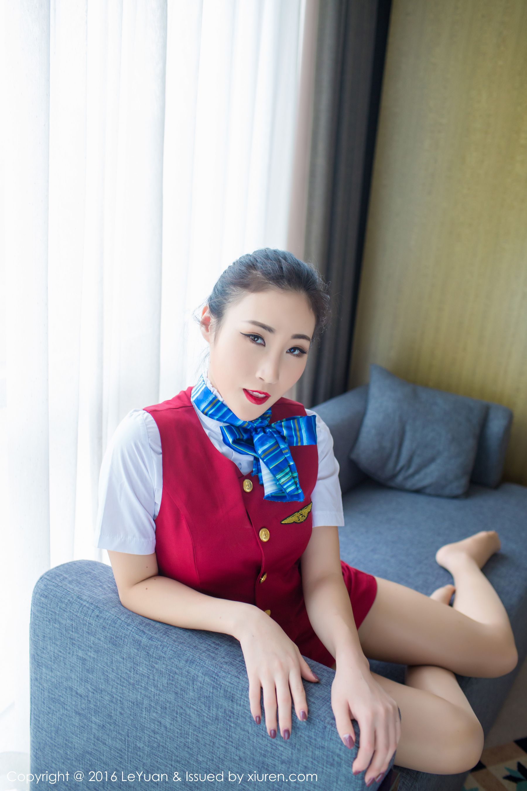 Wendy智秀《空姐制服+诱惑丝袜》  Vol.021-图7