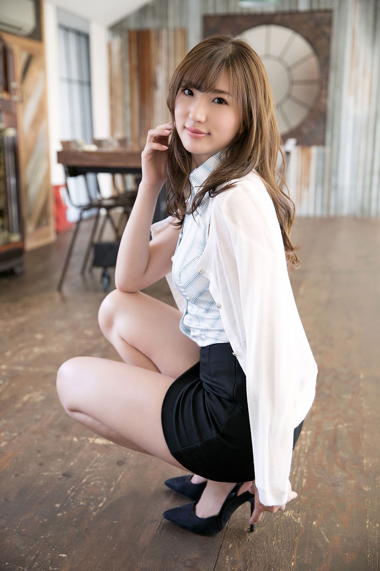 Eimi Matsushima 松嶋えいみ - 先輩がご褒美なら残業も悪くない-图3