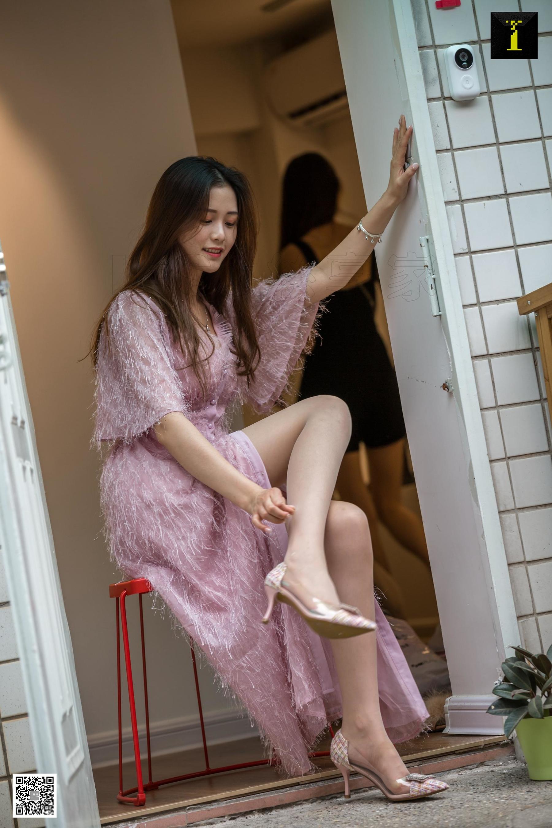 模特 九妹 《九妹的粉色长裙》-图9