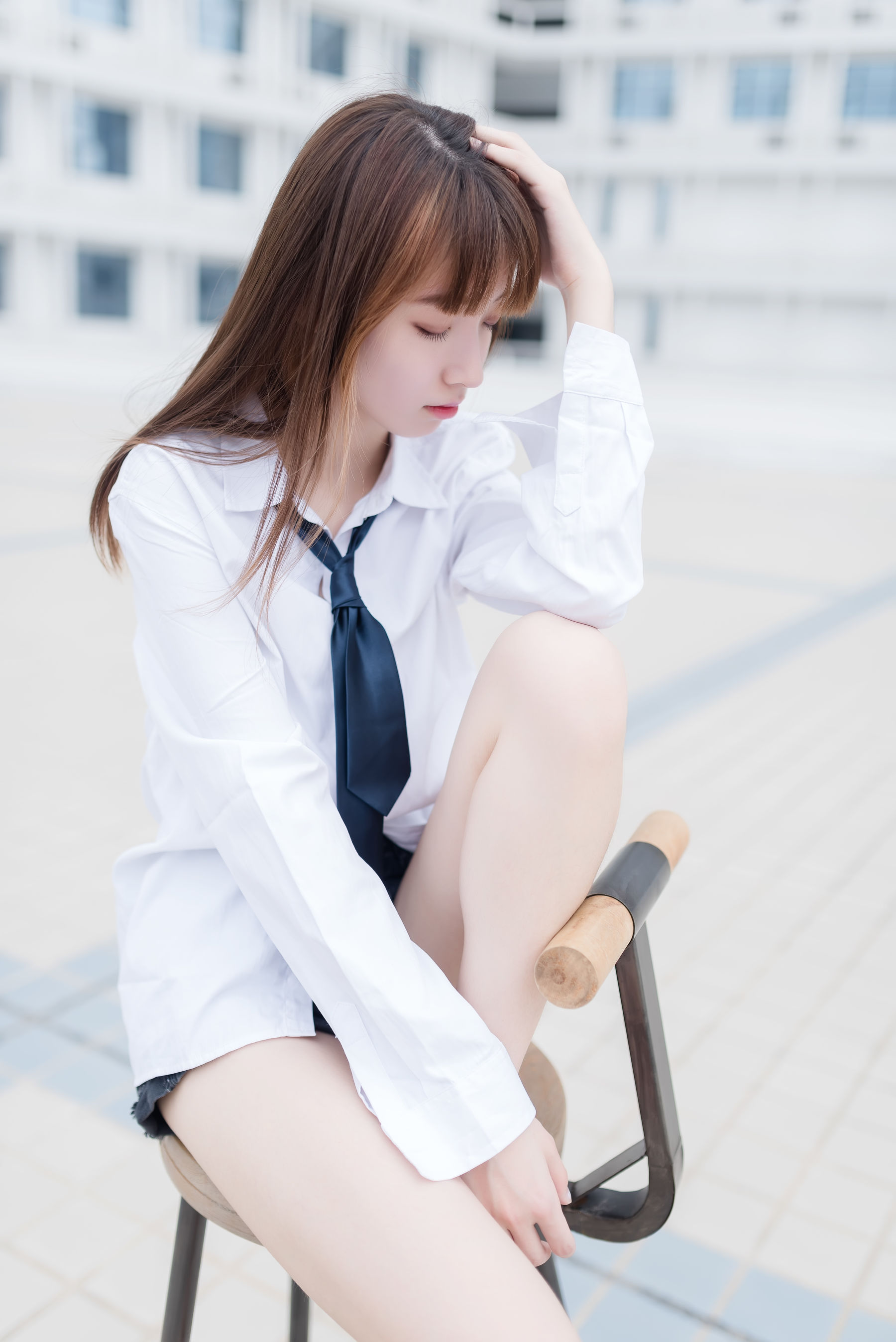 NO.038 白衬衫裸足-图33