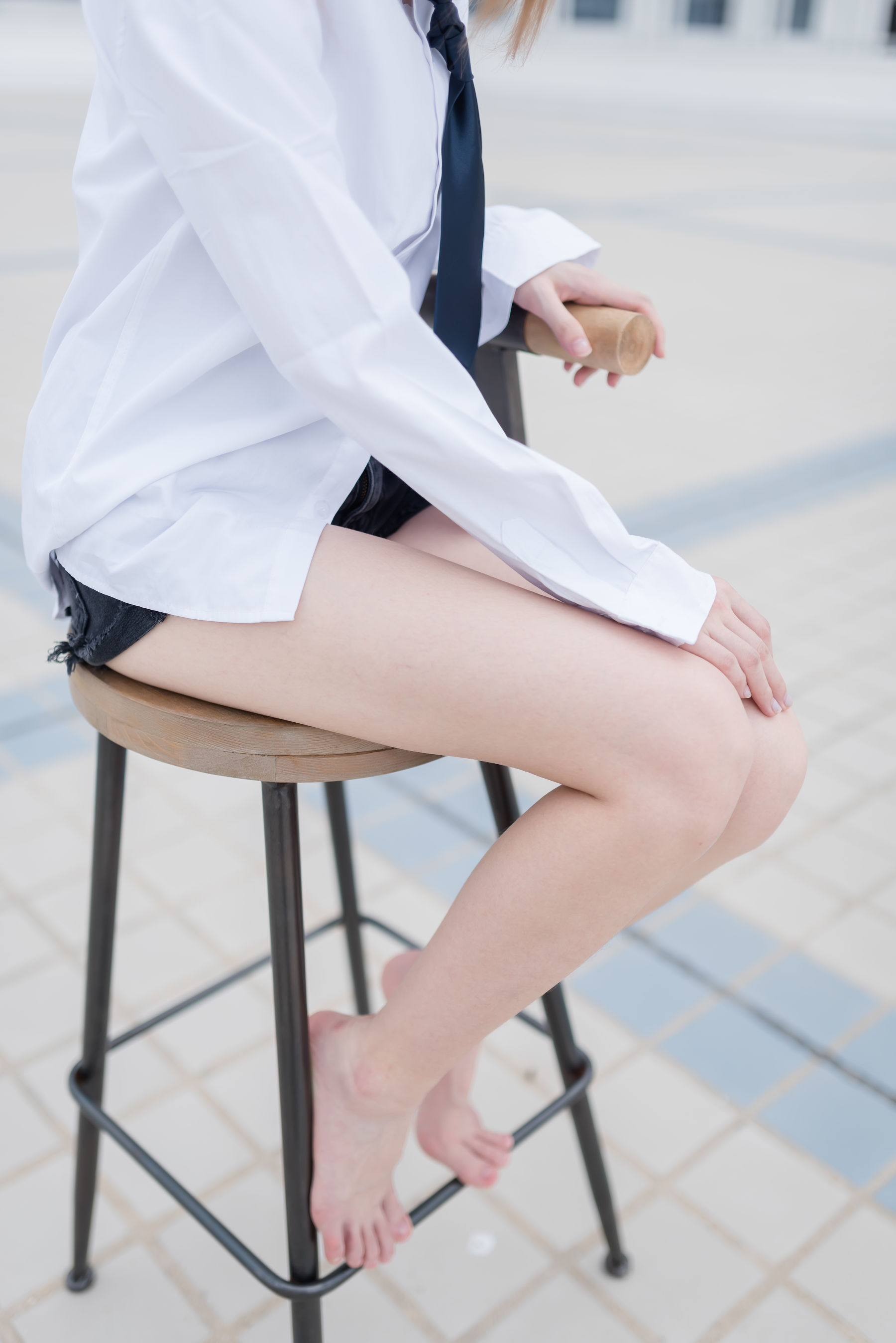 NO.038 白衬衫裸足-图38