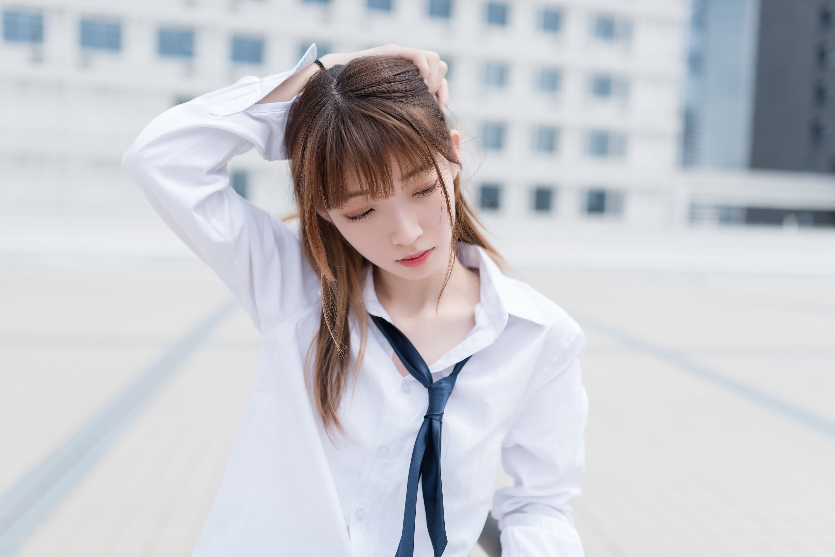 NO.038 白衬衫裸足-图43