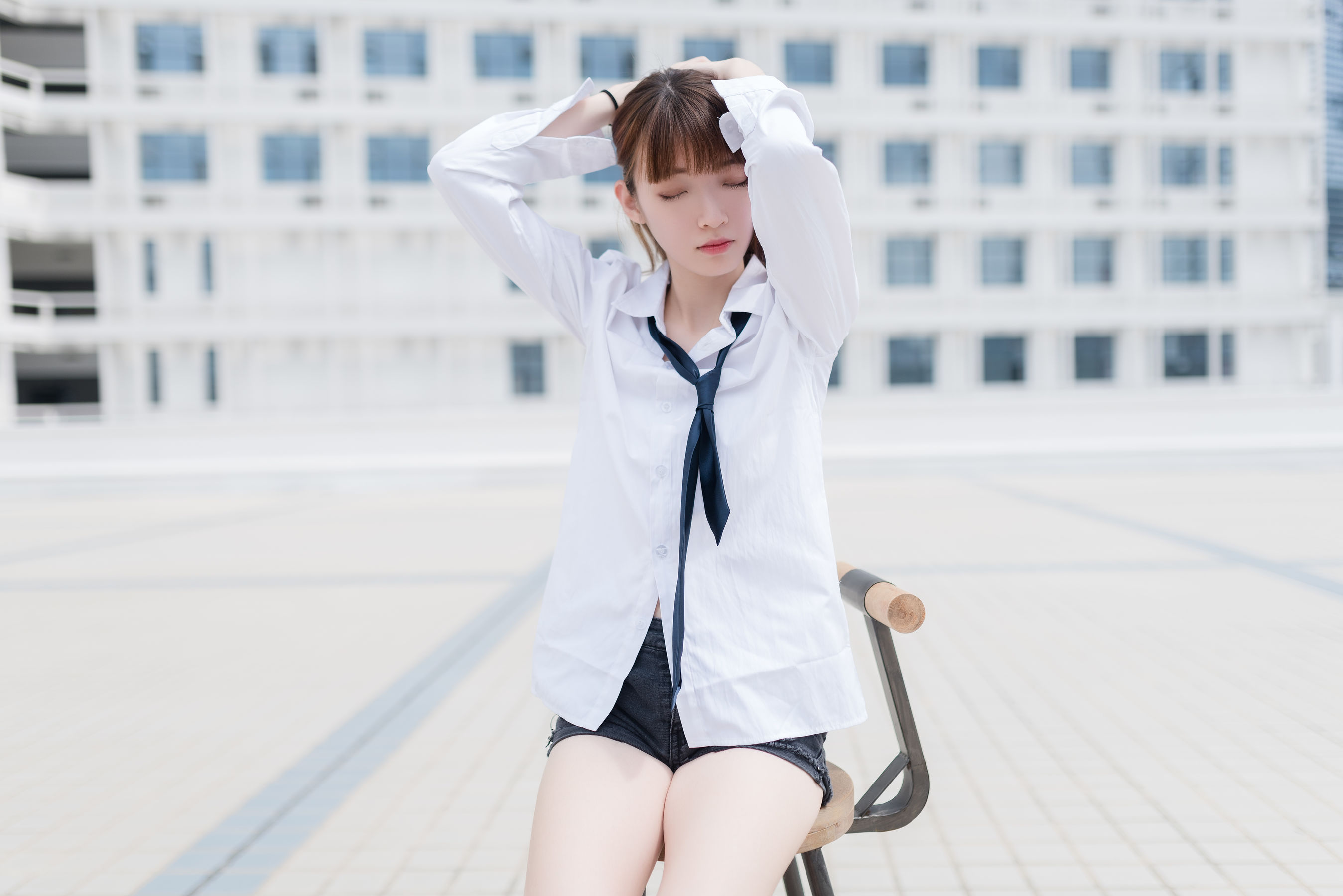 NO.038 白衬衫裸足-图44