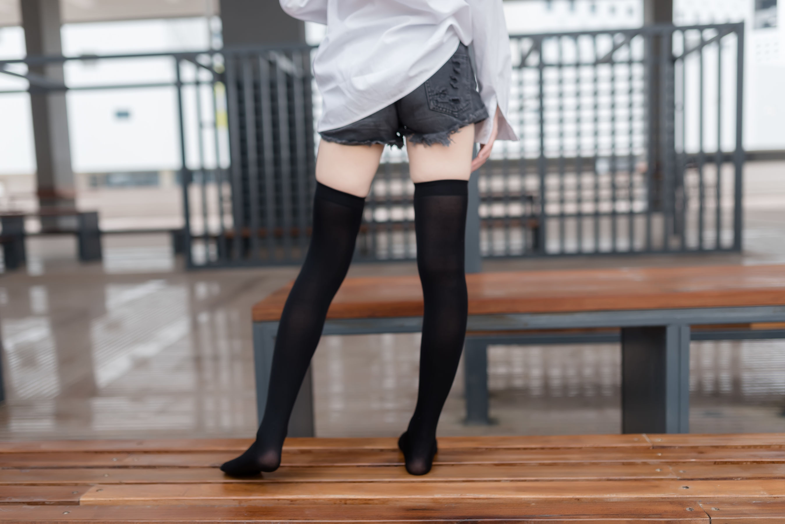 NO.039 白衬衫黑丝美腿-图12