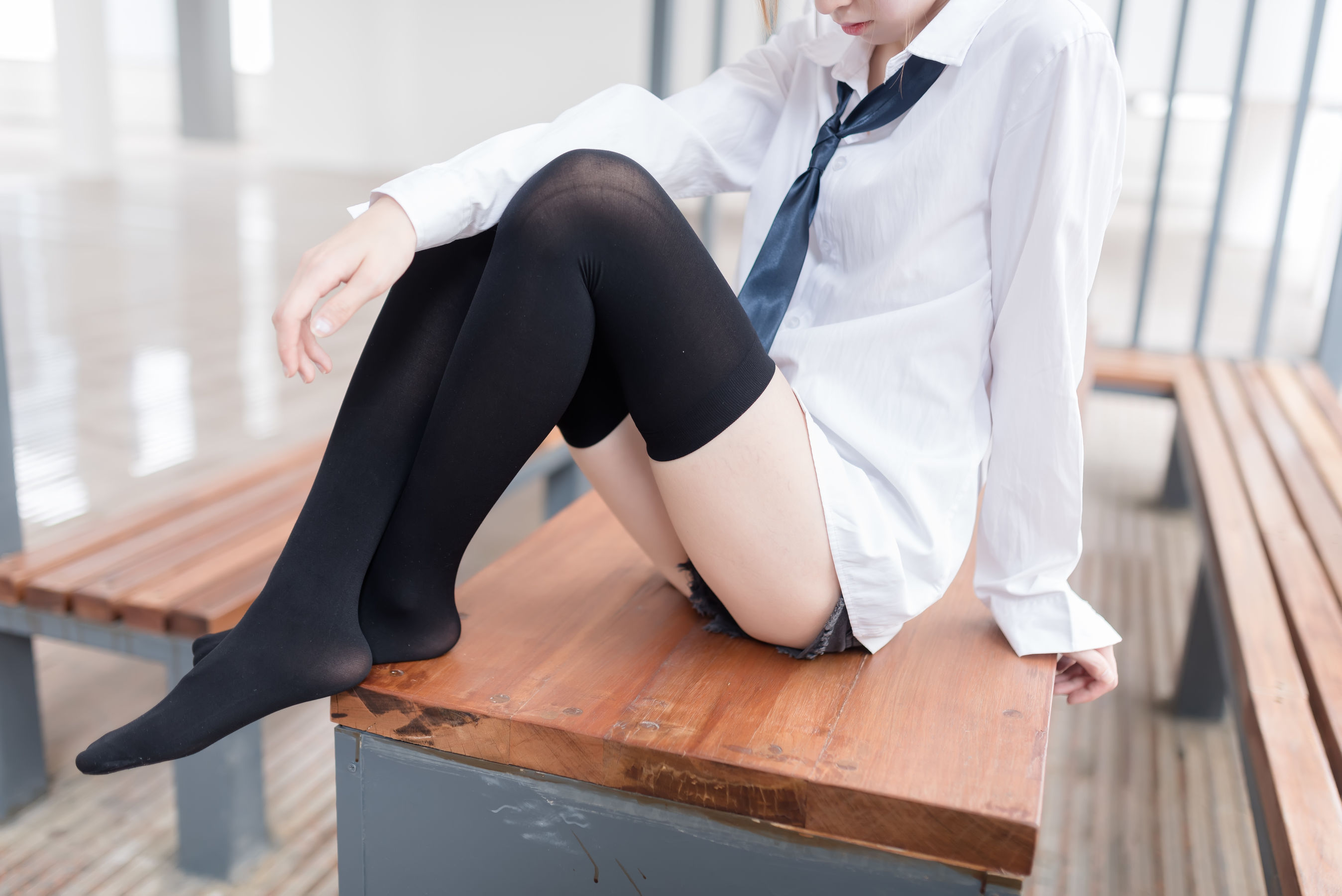 NO.039 白衬衫黑丝美腿-图31