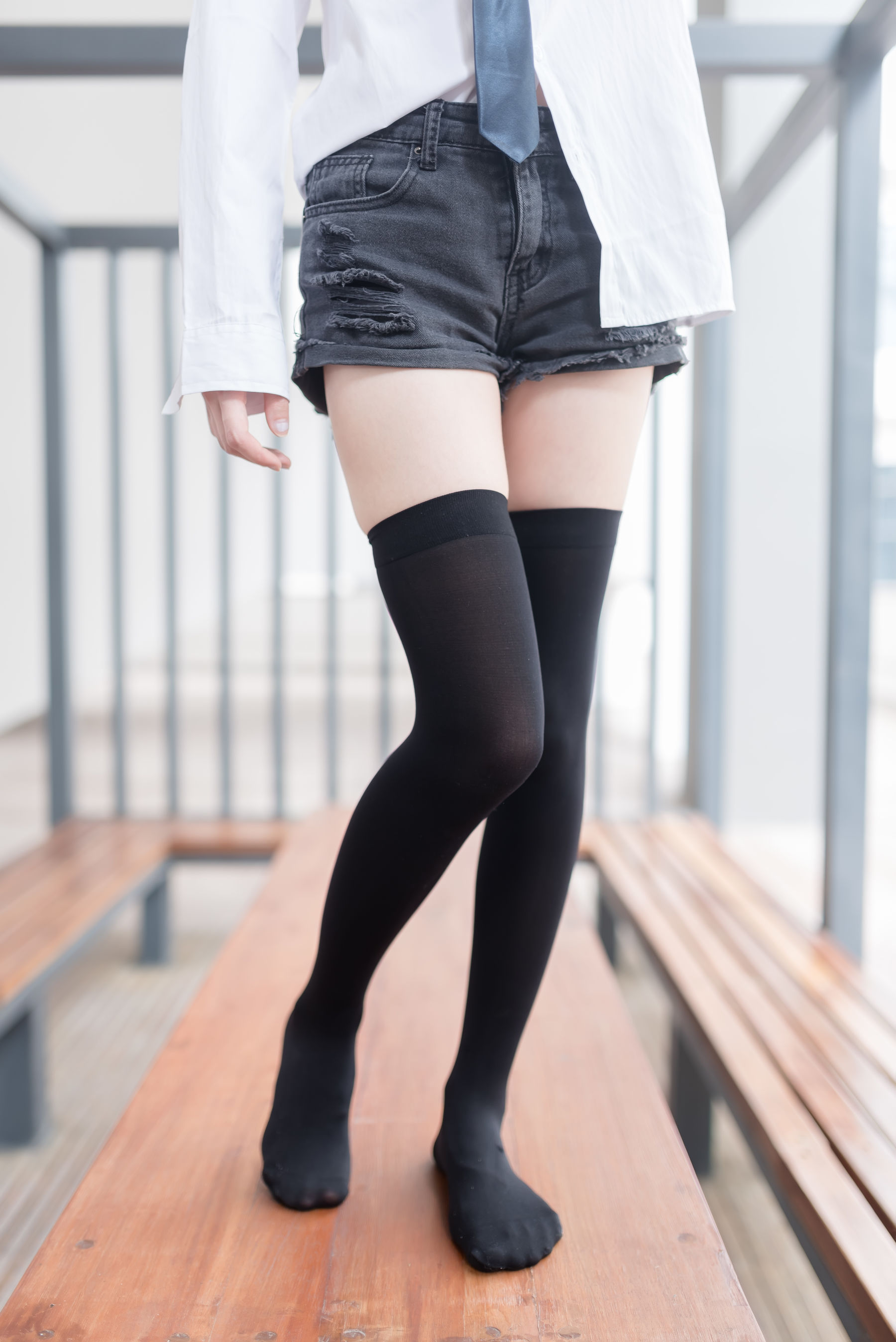 NO.039 白衬衫黑丝美腿-图32