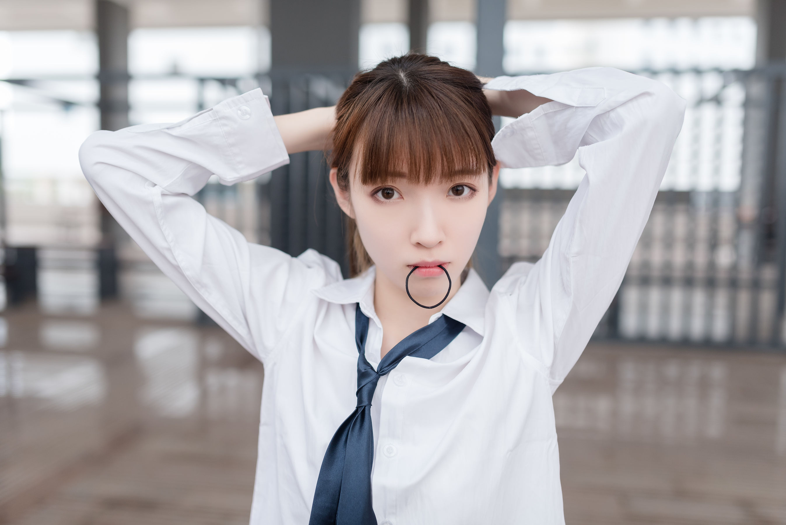 NO.039 白衬衫黑丝美腿-图33