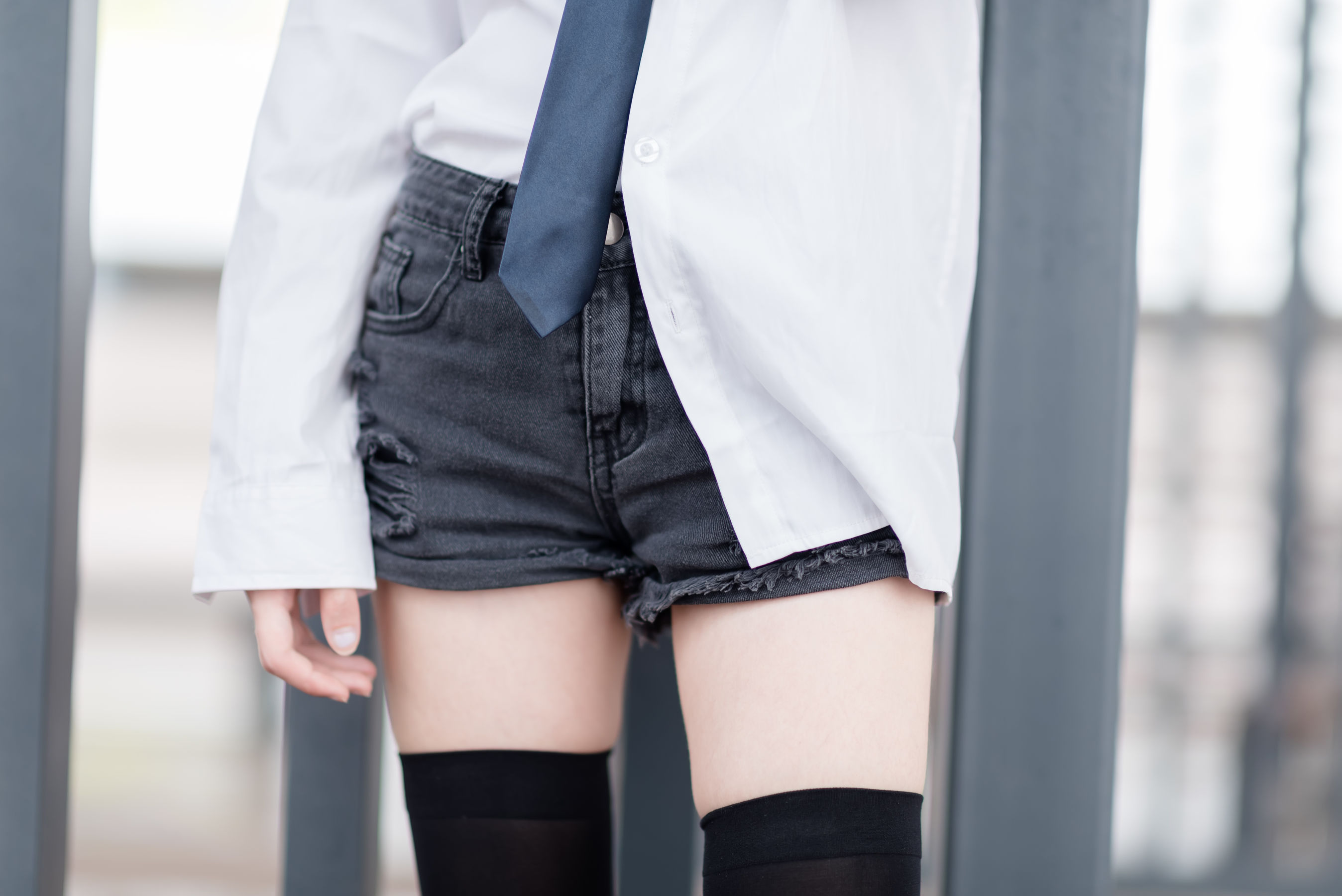 NO.039 白衬衫黑丝美腿-图42