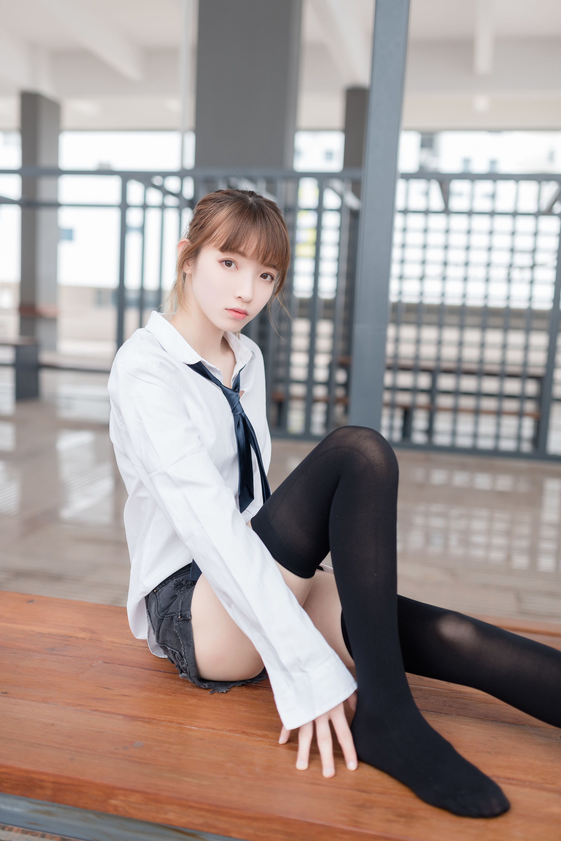 NO.039 白衬衫黑丝美腿-图48