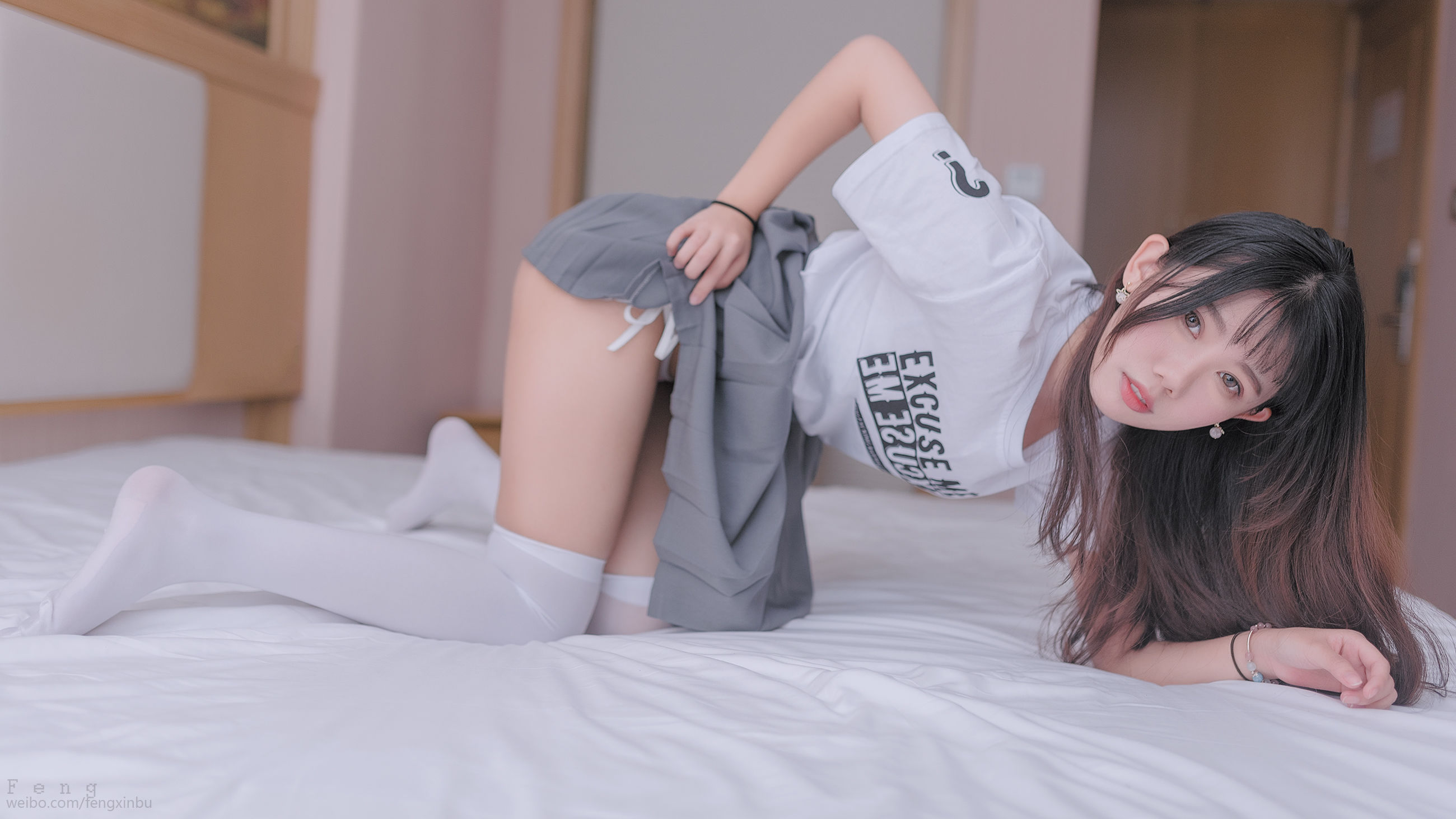NO.040 纯纯女孩性感白丝-图31