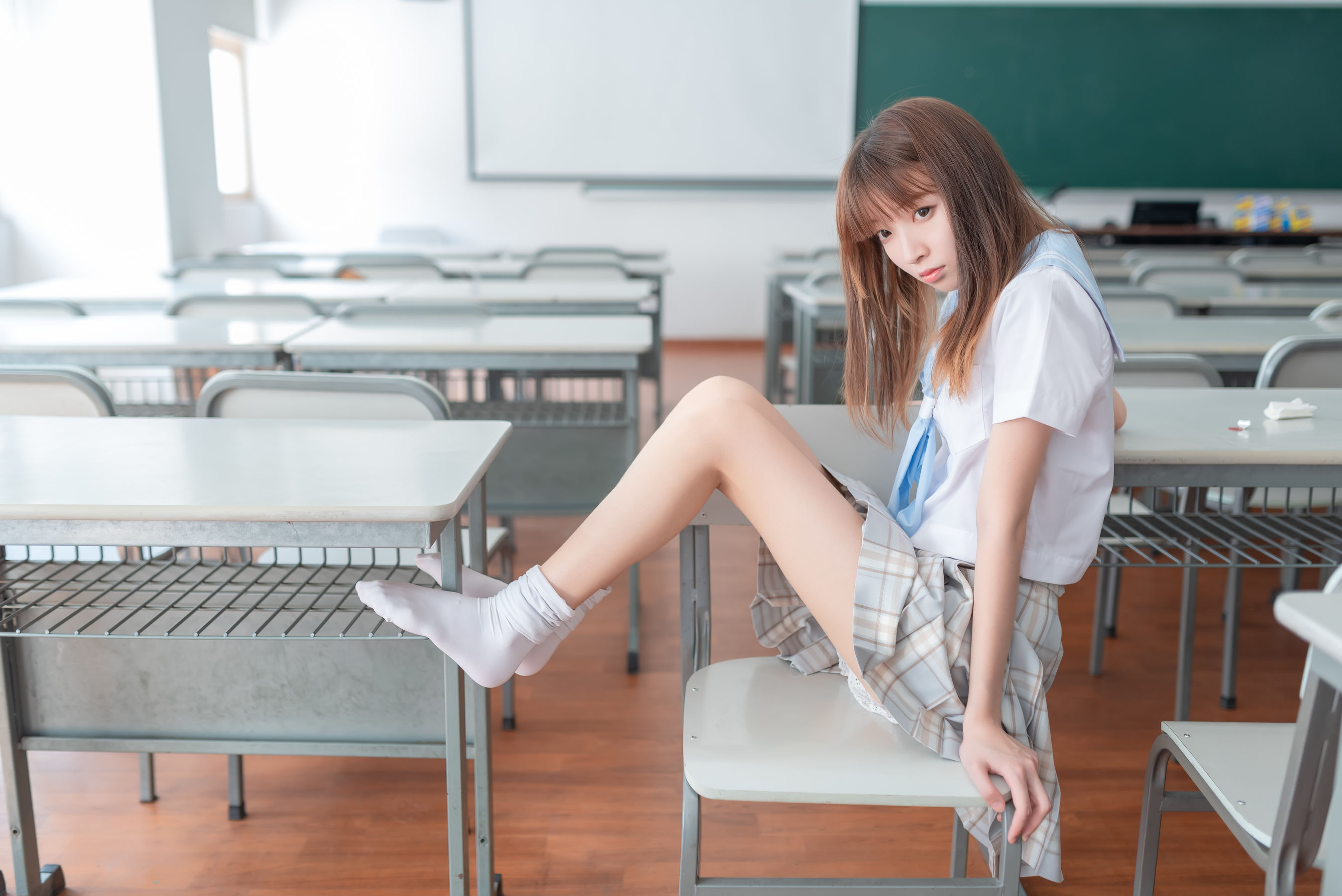 NO.041 教室水手服白丝-图5