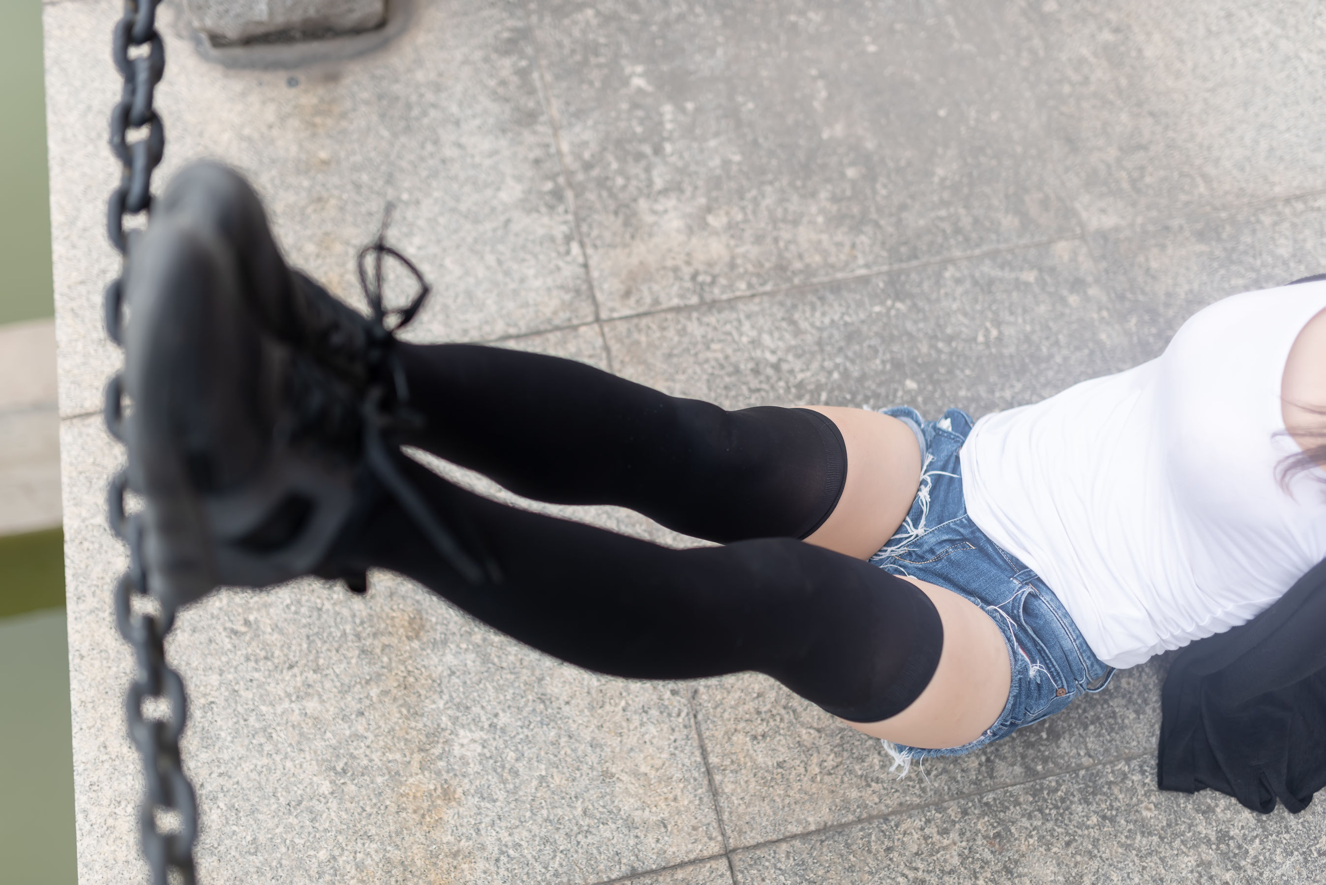 NO.043 黑丝大胸时尚少女户外 写真集-图30