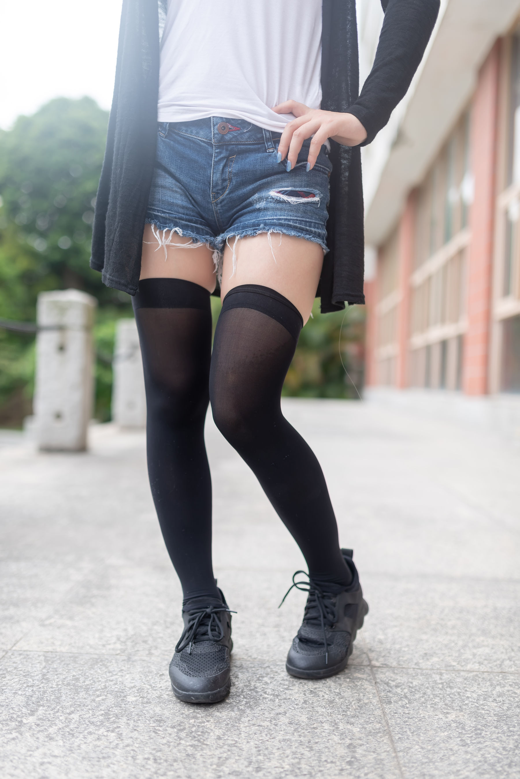 NO.043 黑丝大胸时尚少女户外 写真集-图49