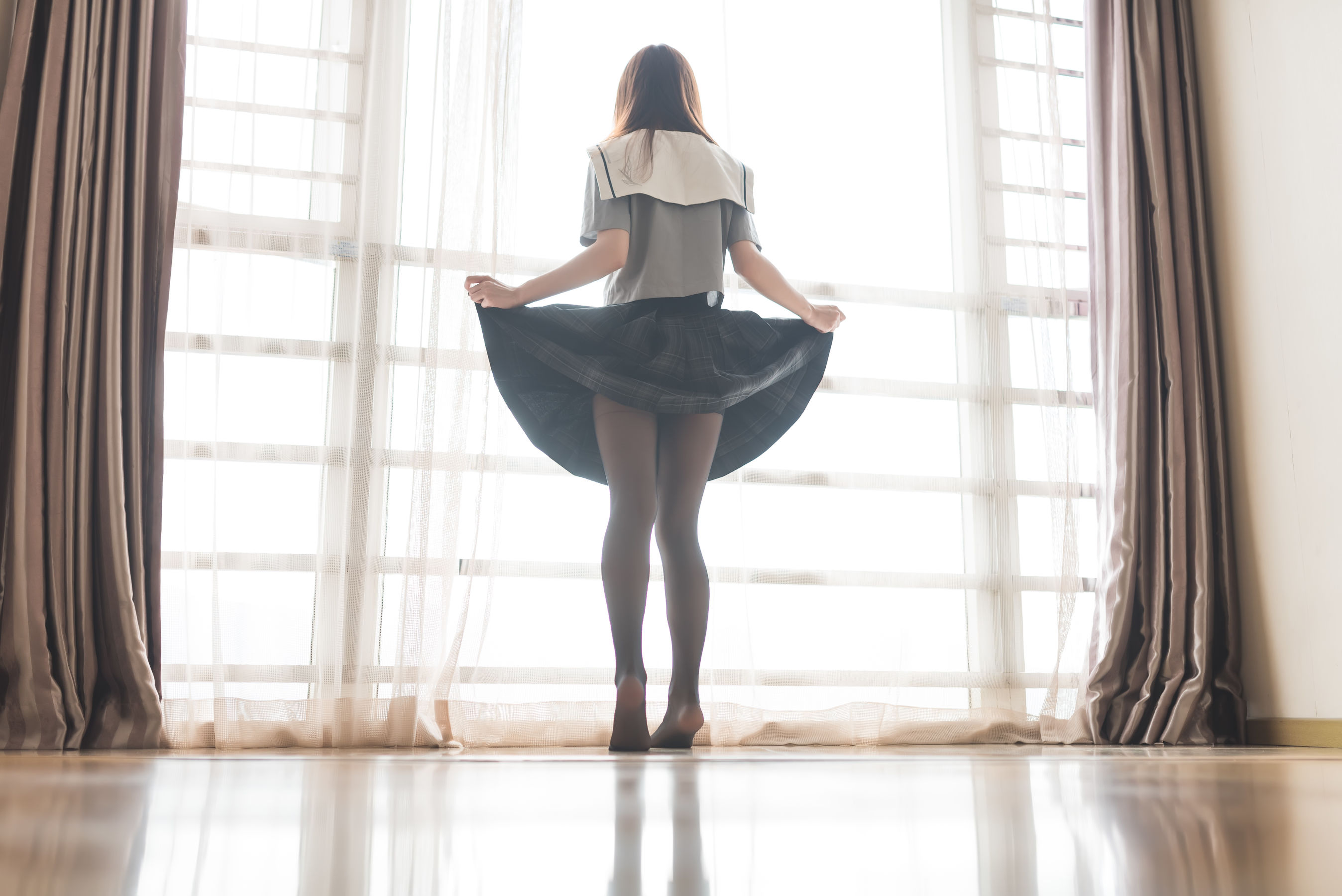 NO.044 黑丝短裙 写真集-图43