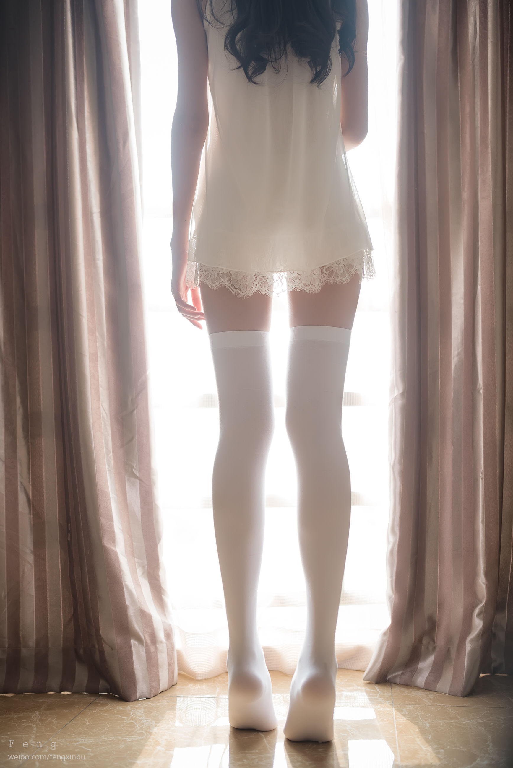 NO.046 白丝蕾丝睡衣-图24