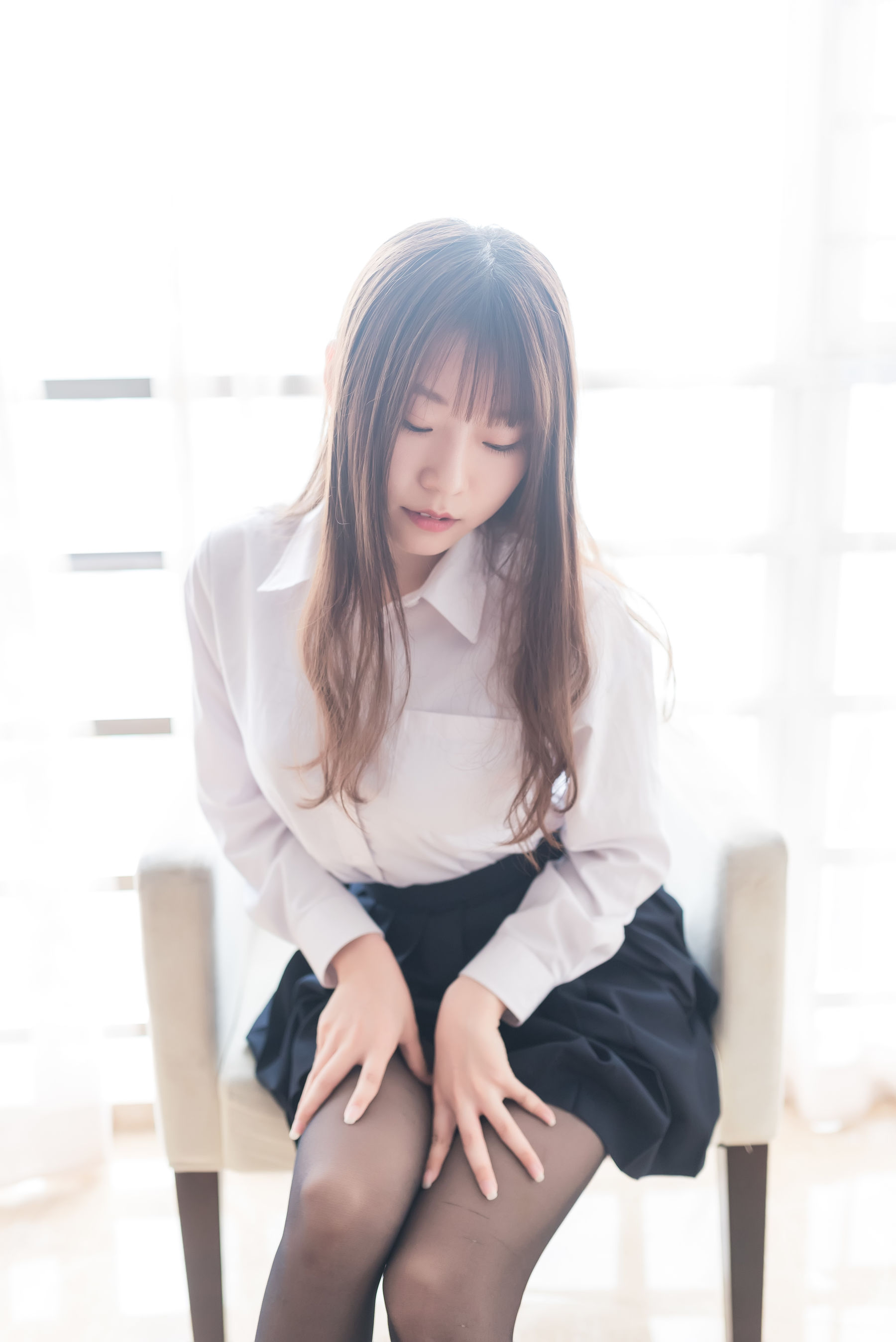 NO.048 百褶裙黑丝-图20
