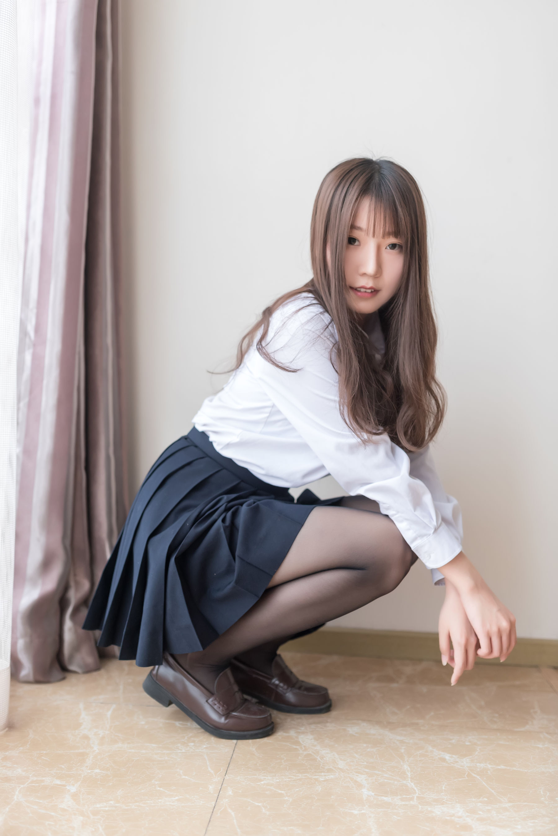 NO.048 百褶裙黑丝-图37