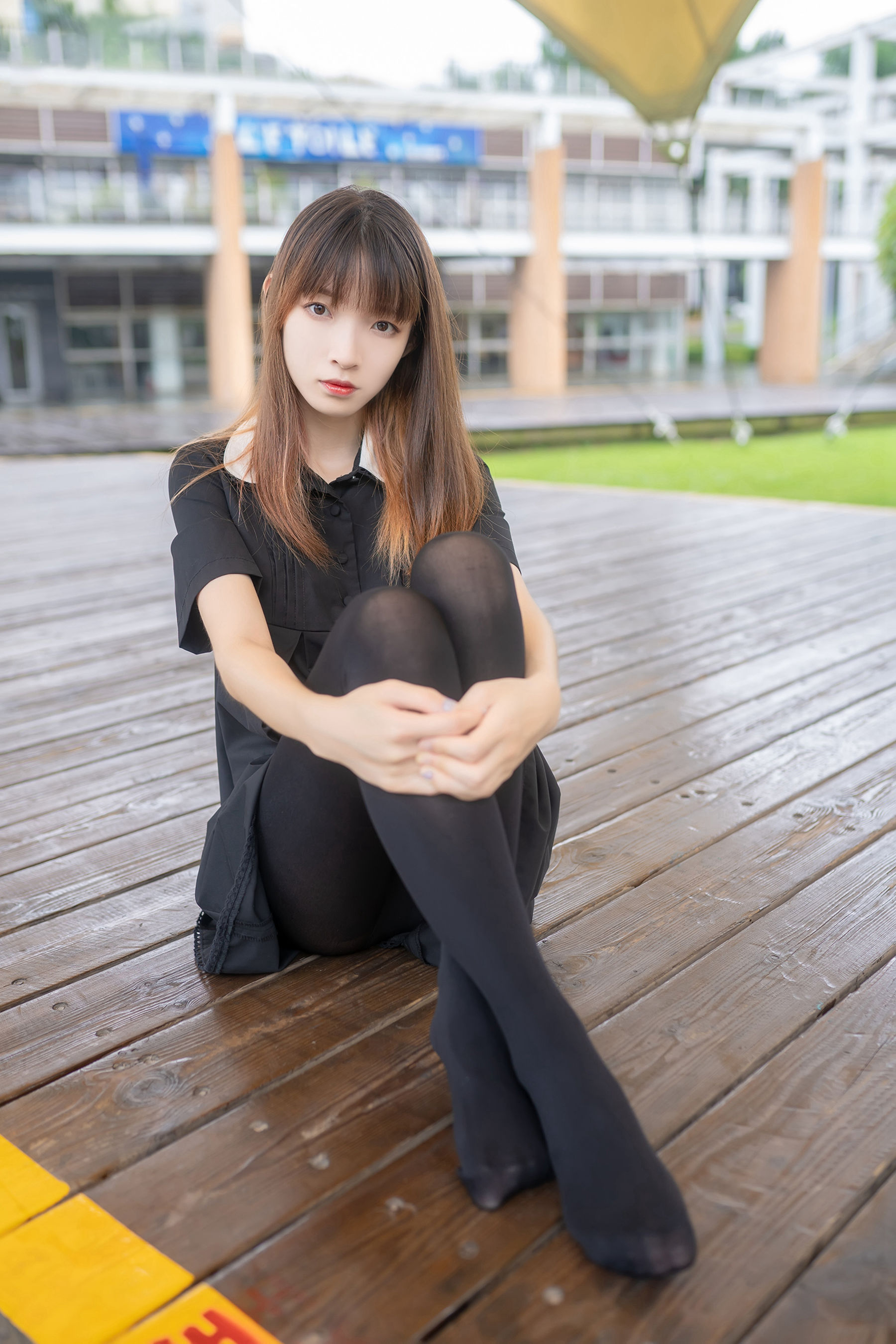 NO.064 户外黑丝长腿-图15