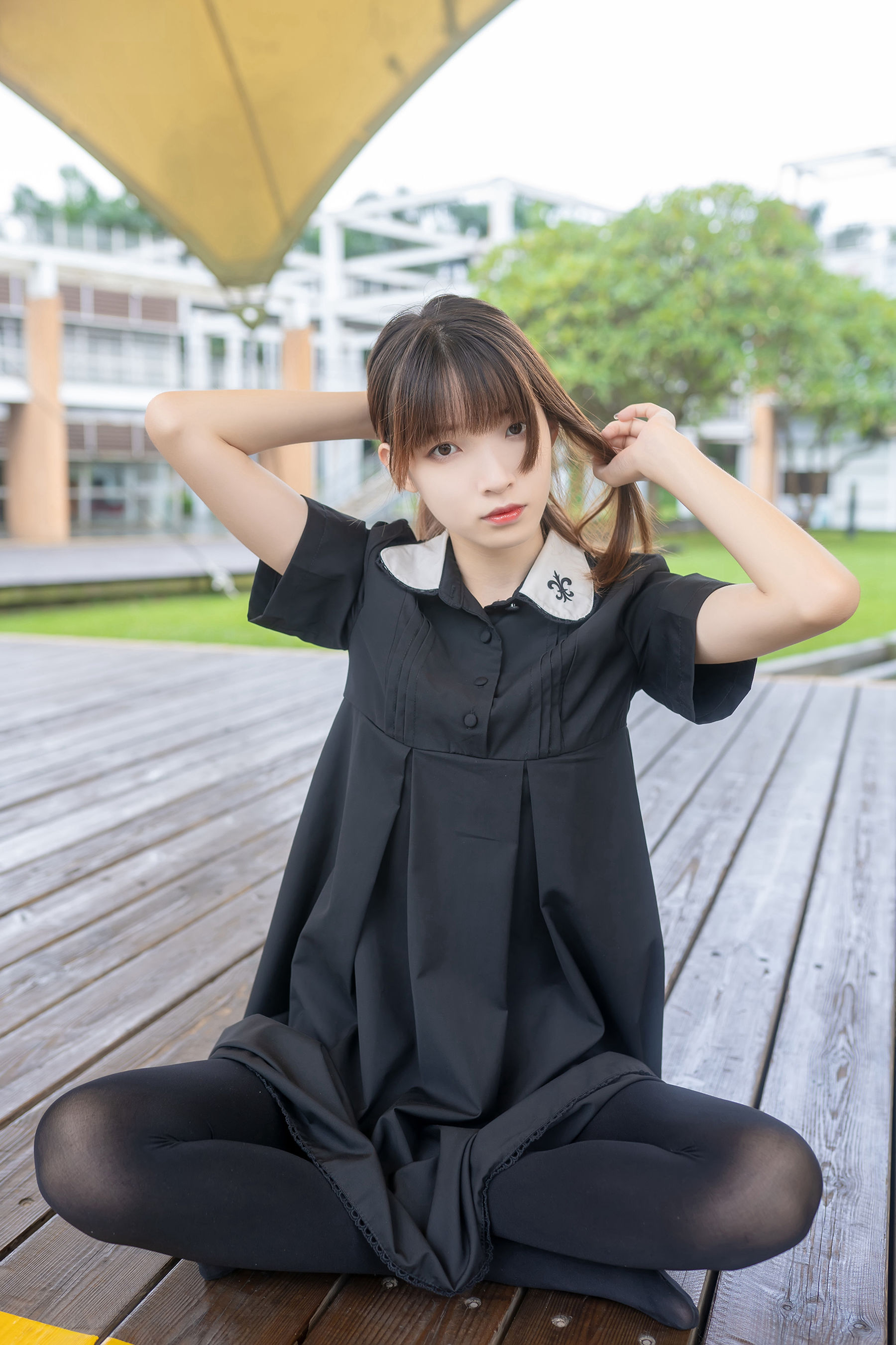 NO.064 户外黑丝长腿-图23