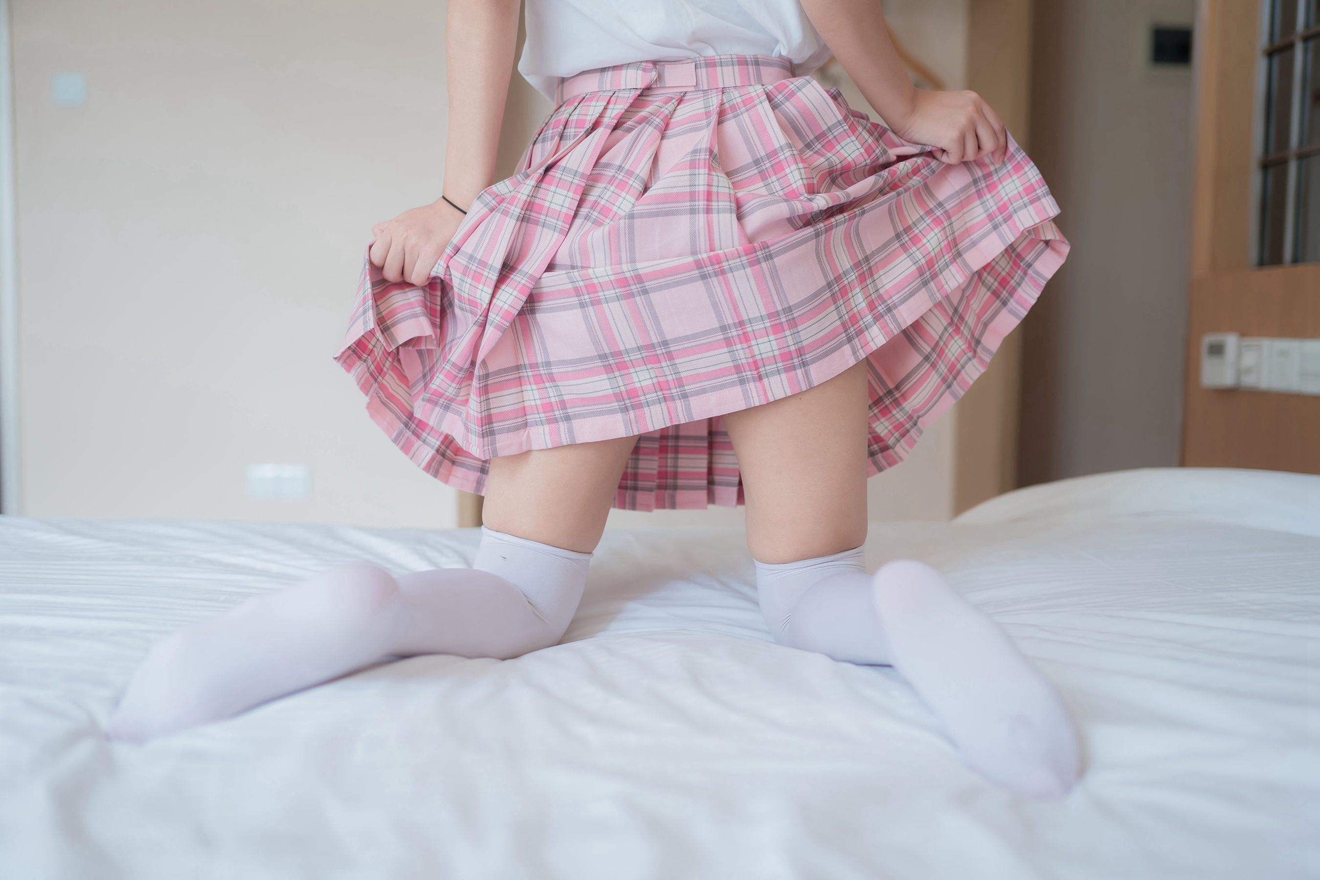 NO.066 超美气质格子裙少女-图14