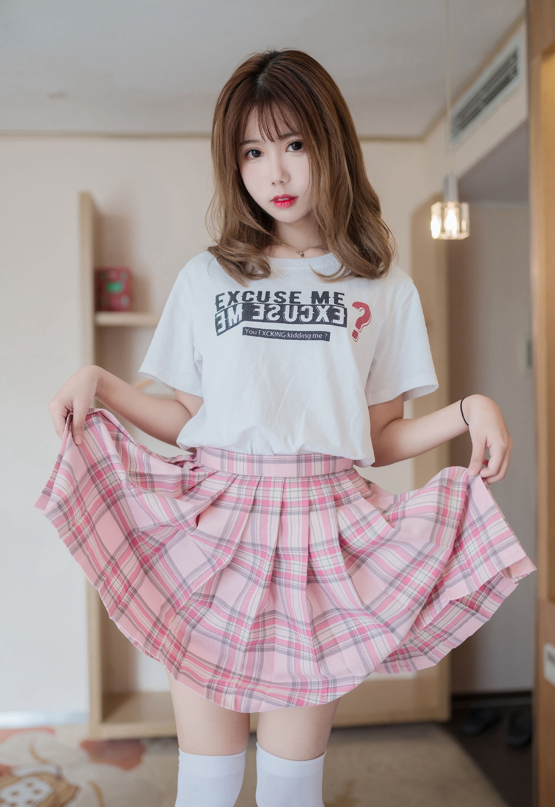NO.066 超美气质格子裙少女-图19