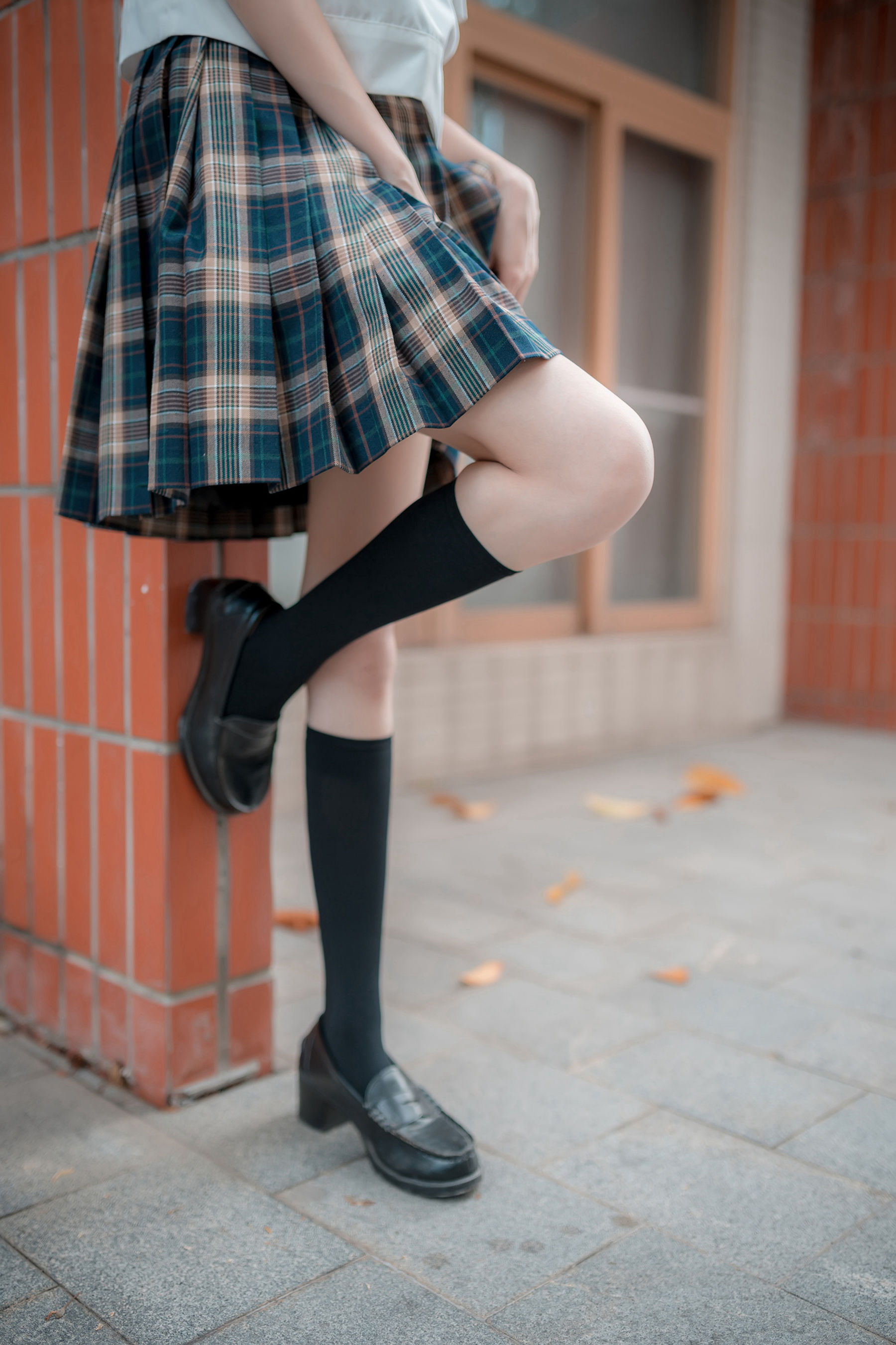 NO.074 JK黑丝长筒袜-图9