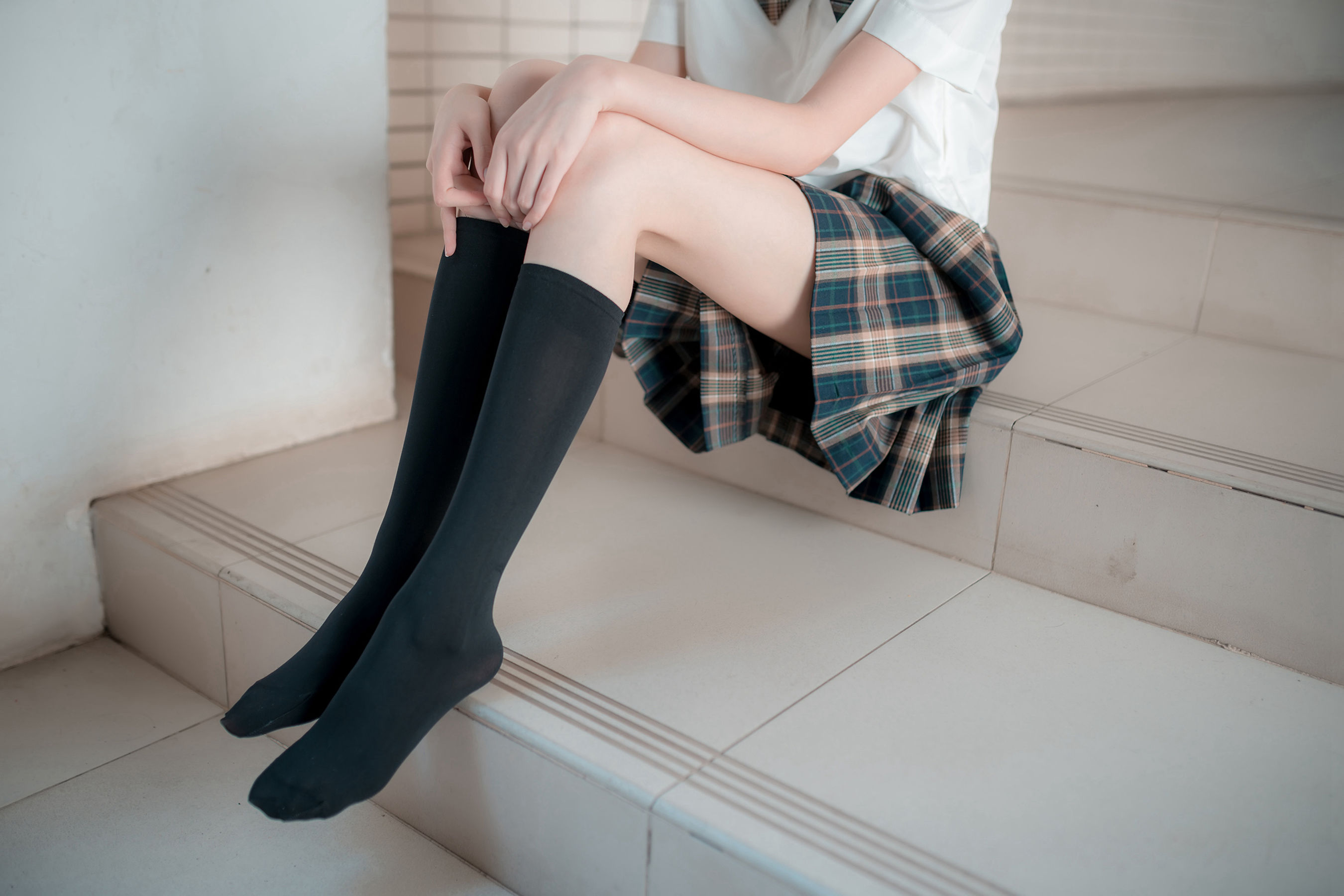 NO.074 JK黑丝长筒袜-图15